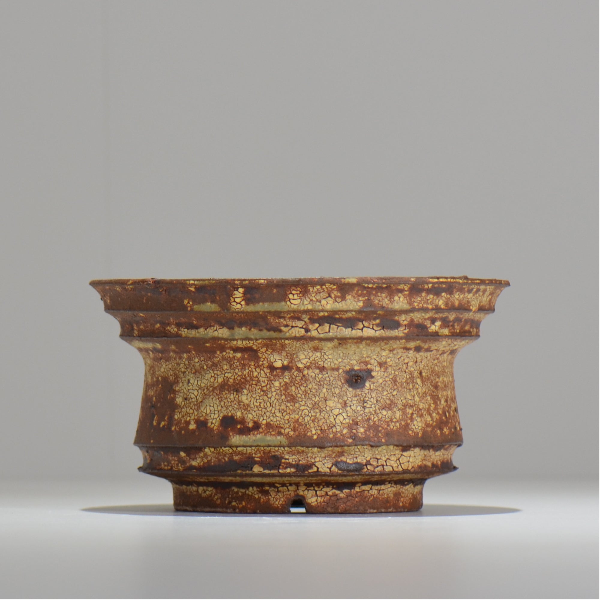 山下太 / ASOBO 罅（ひび）/ 35 / 約 φ17cm / 植木鉢