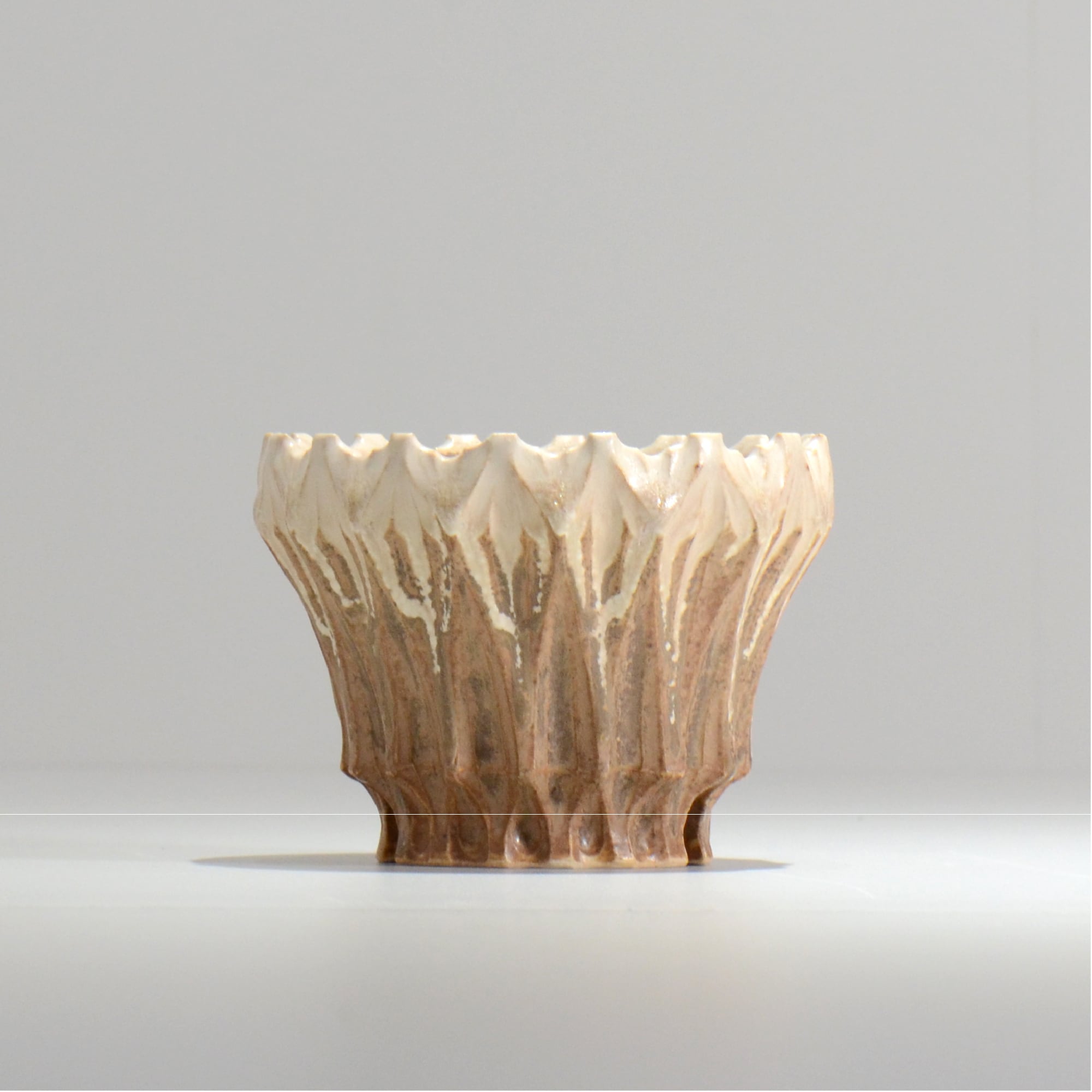 中野 明彦 / KIRIKO‗n11 / 約 φ10cm / S / アンバー / 植木鉢