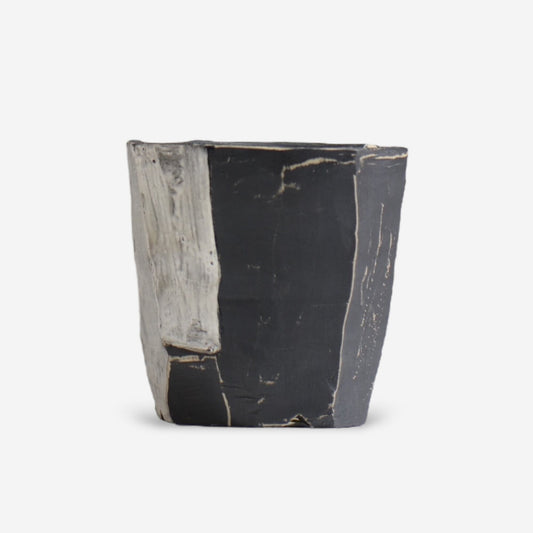 東絵里 kurogane02_04 / 銀彩 / M / 約φ10cm / 植木鉢