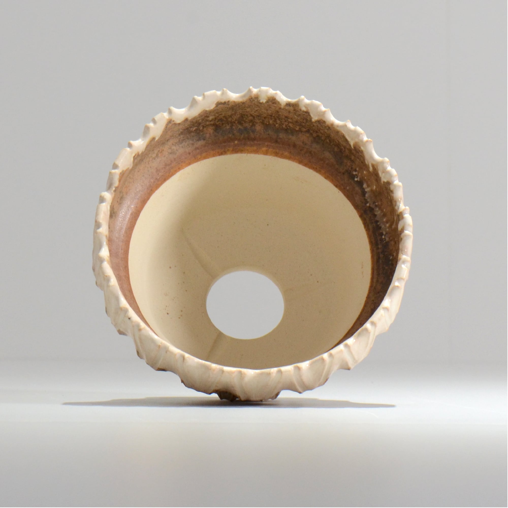 中野 明彦 / KIRIKO‗n14 / 約 φ12.5cm / M / アンバー / 植木鉢