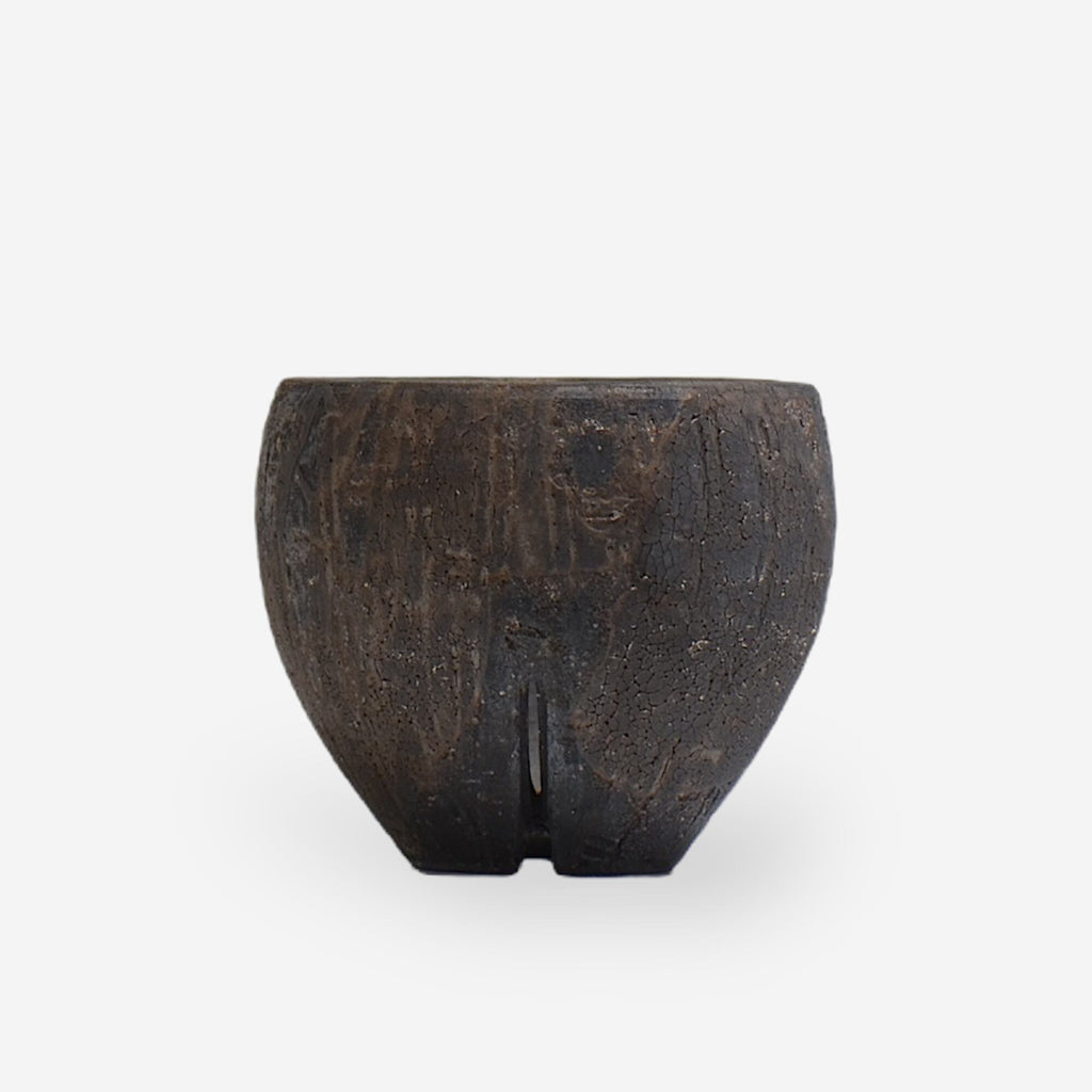 沼野秀章 / black_wrap 03 /  約 φ10cm  /  植木鉢