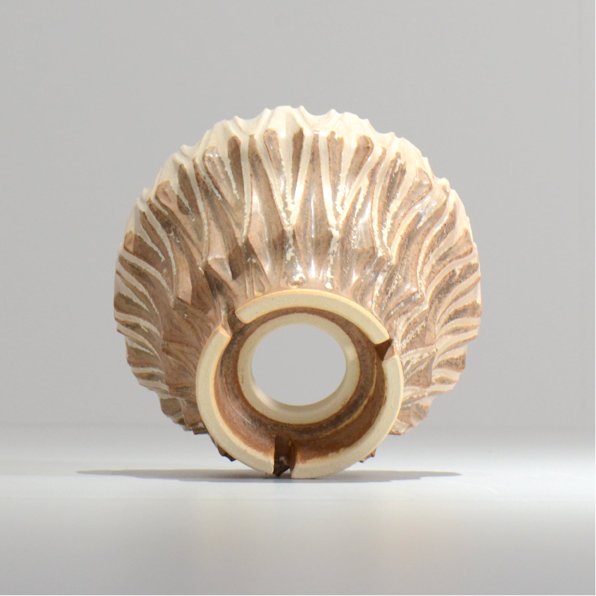 中野 明彦 / KIRIKO‗n14 / 約 φ12.5cm / M / アンバー / 植木鉢