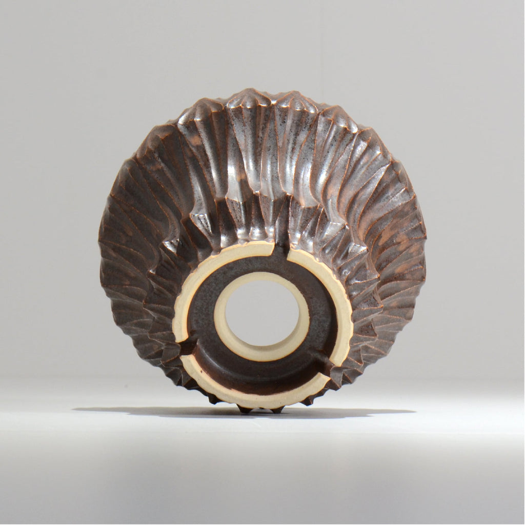 中野 明彦 / KIRIKO‗n10 / 約 φ15cm / L / ダークブラウン / 植木鉢
