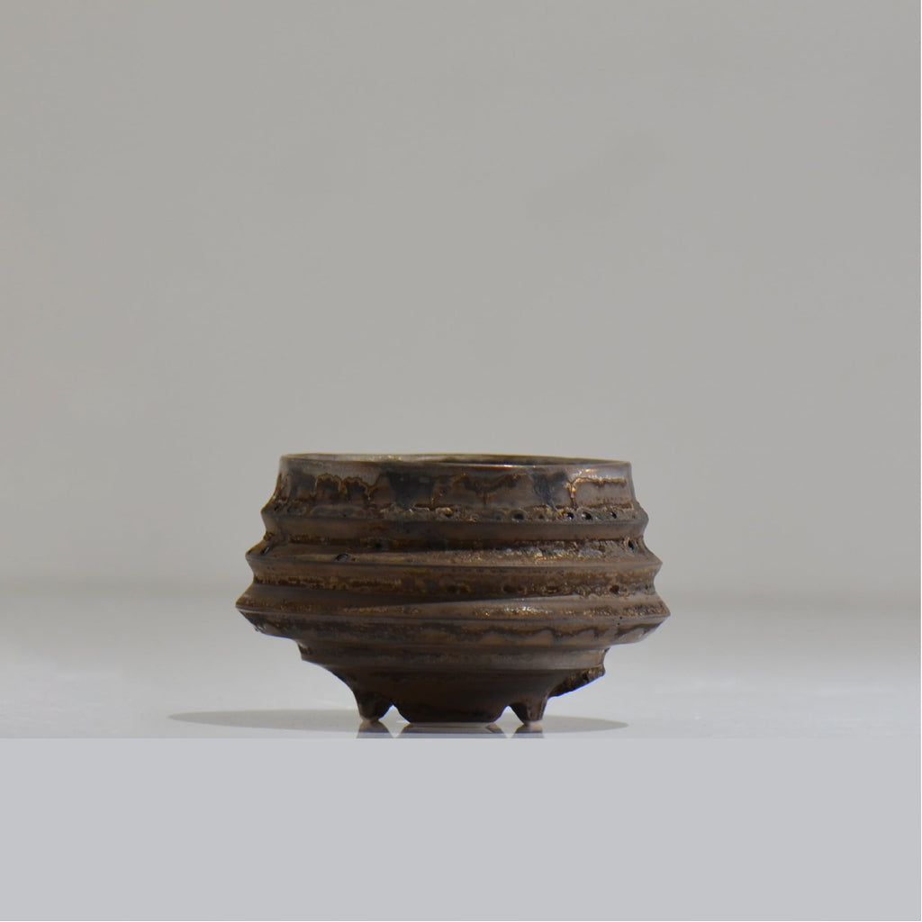 陶房Kibi / マルチエッジS07_03 / XS / 約 φ7.8cm / 植木鉢