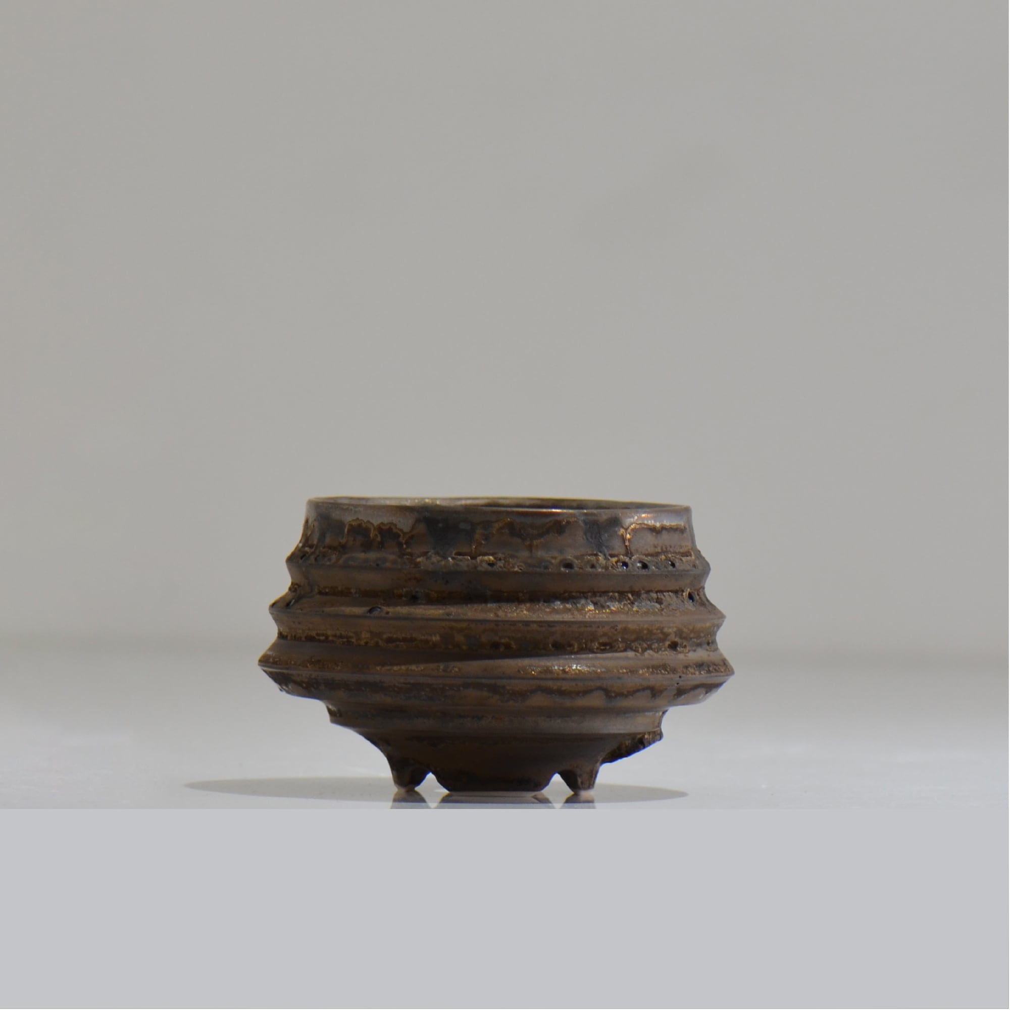 陶房Kibi / マルチエッジS07_03 / XS / 約 φ7.8cm / 植木鉢