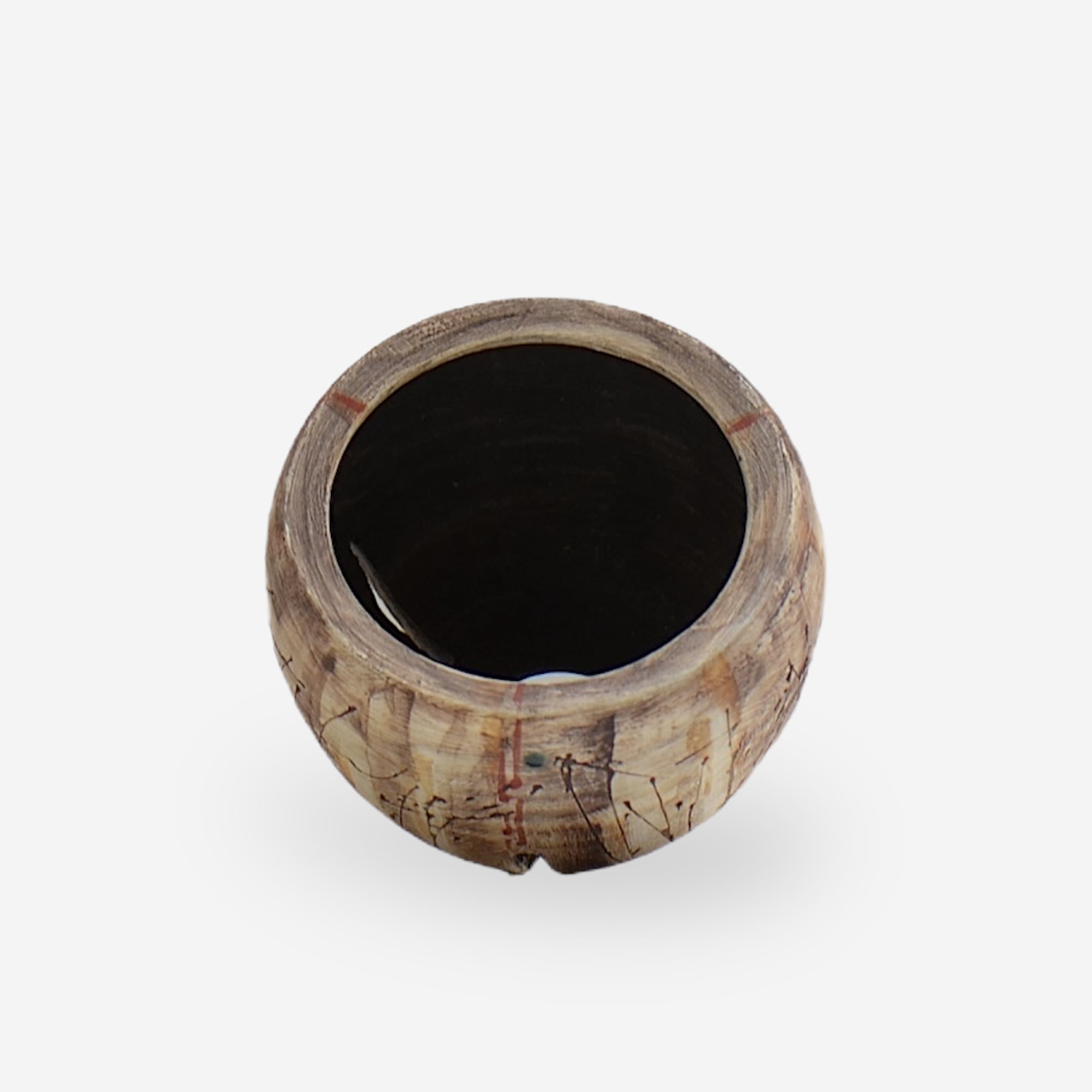 沼野秀章 / 刻む音 02  /   約 φ 9.6 cm  /  植木鉢