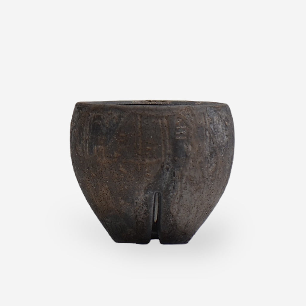 沼野秀章 / black_wrap 03 /  約 φ10cm  /  植木鉢