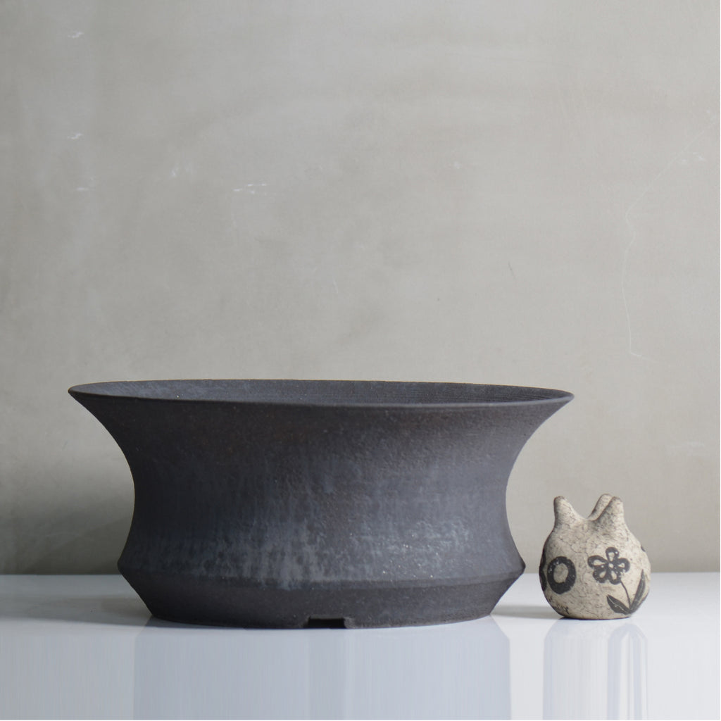 YATAGARASU / BIG 007 / 大鉢 / 約 φ34.5cm / 植木鉢