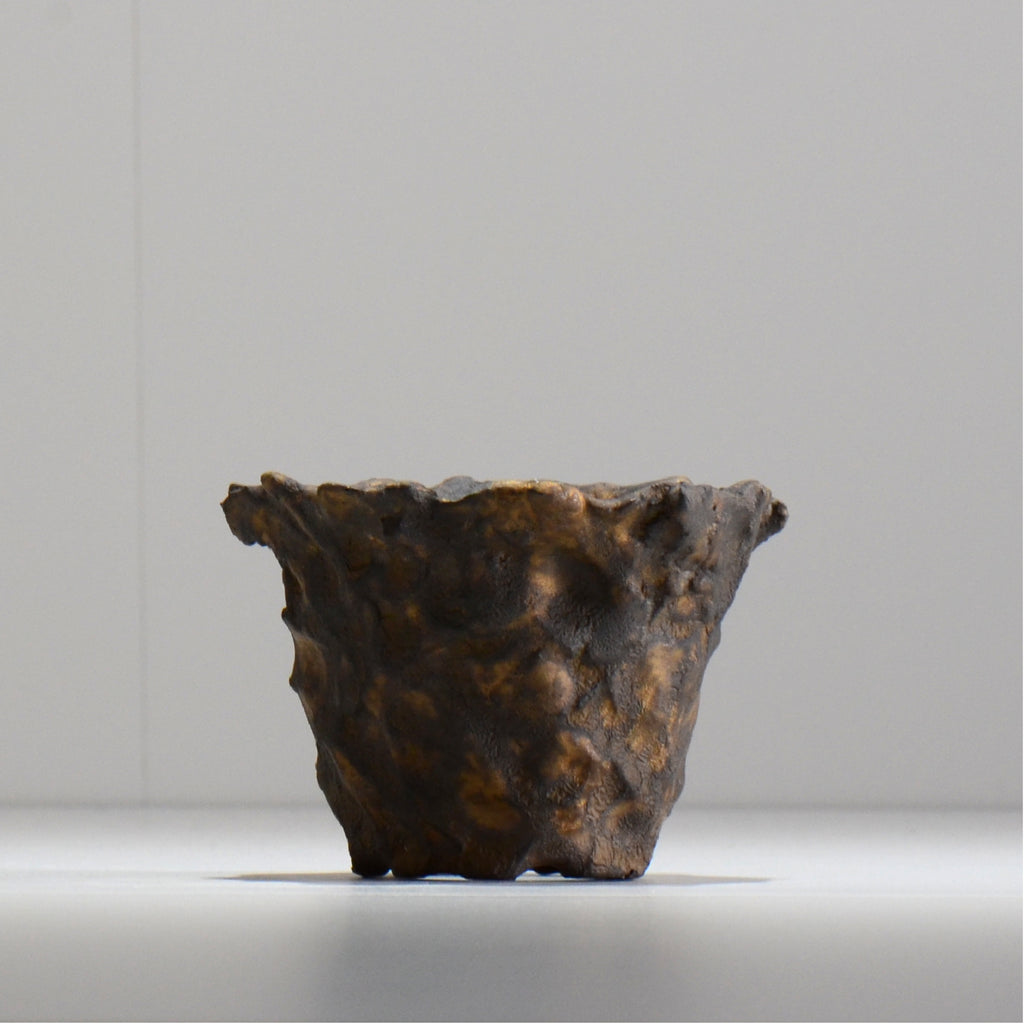 木村 貴史 / BRONZE_br001 /  約 φ10.5cm /  植木鉢