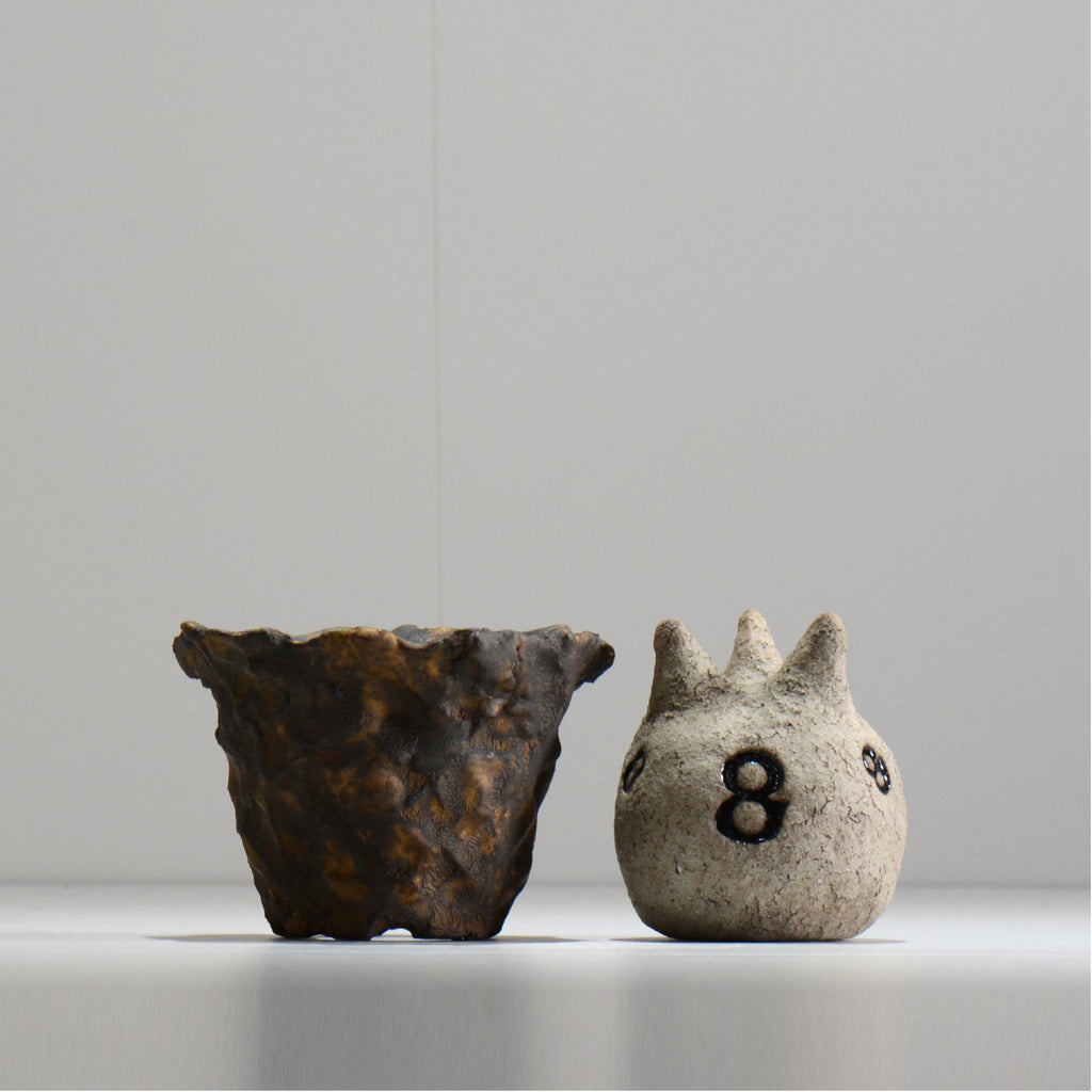 木村 貴史 / BRONZE_br001 /  約 φ10.5cm /  植木鉢