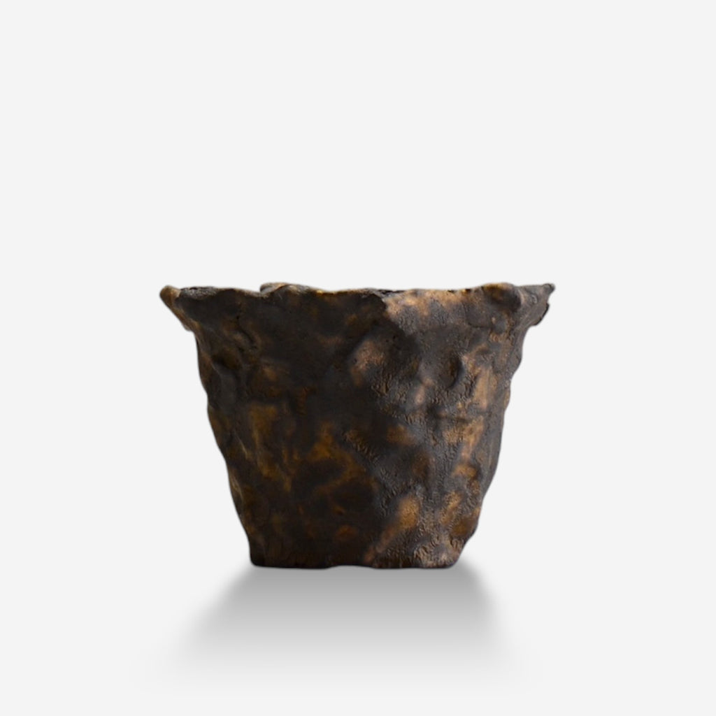 木村 貴史 / BRONZE_br001 /  約 φ10.5cm /  植木鉢