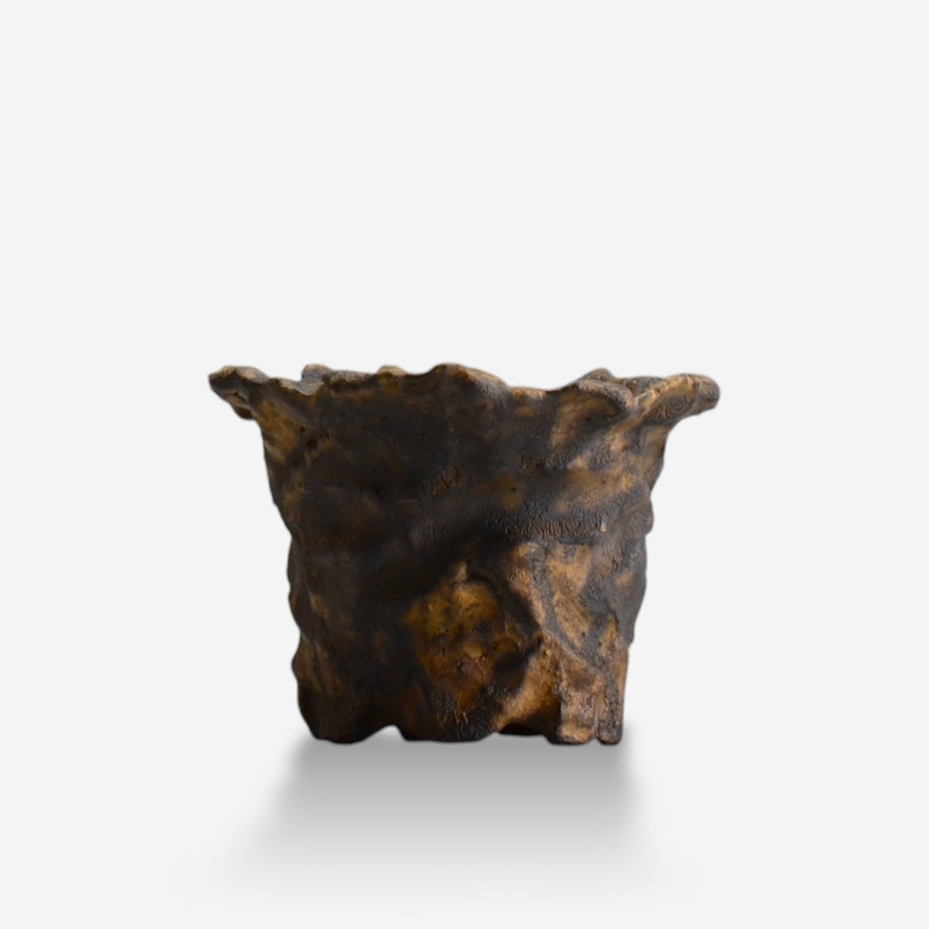 木村 貴史 / BRONZE_br003 /  約 φ10.5cm /  植木鉢