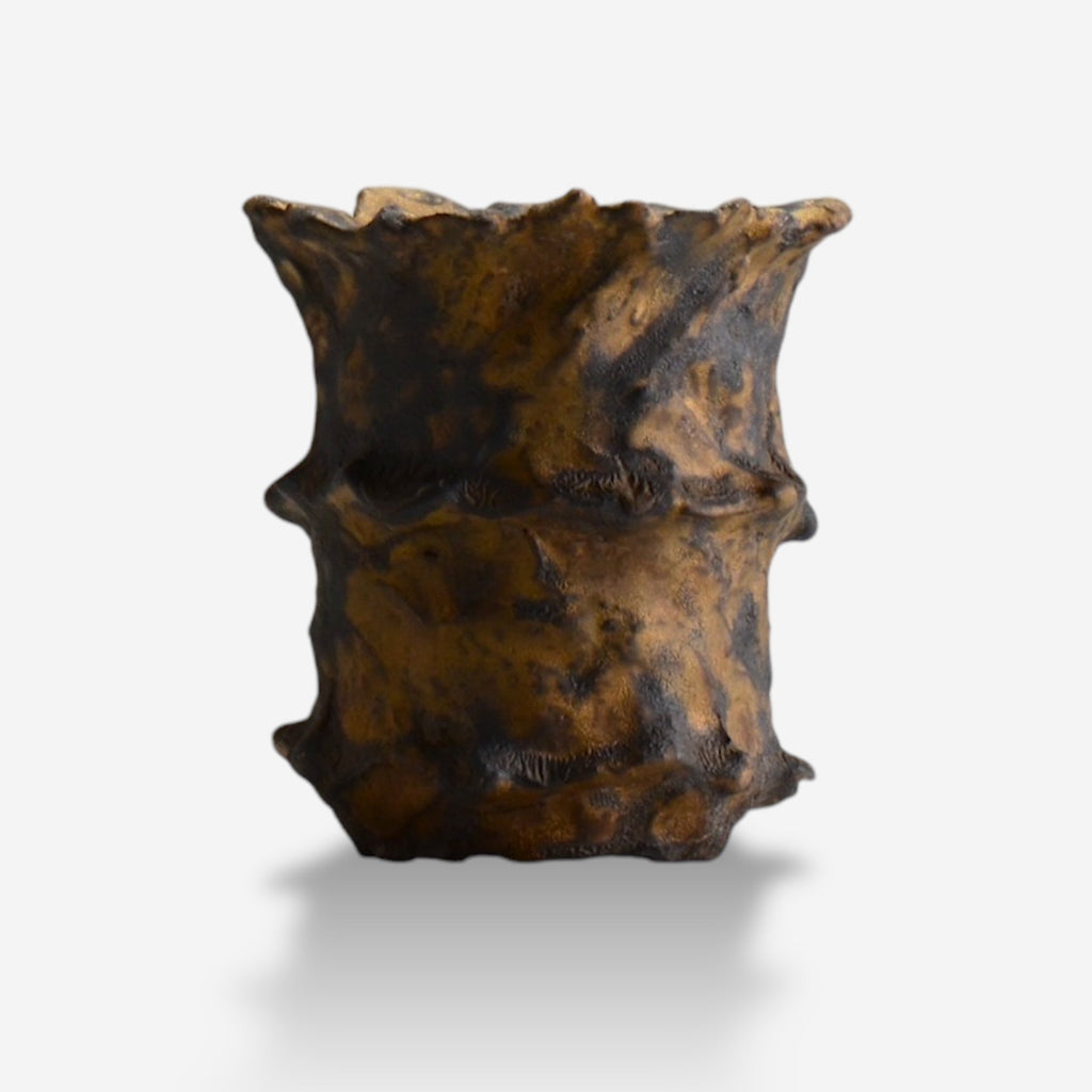木村 貴史 / BRONZE_br009 /  約 φ10.5cm /  植木鉢