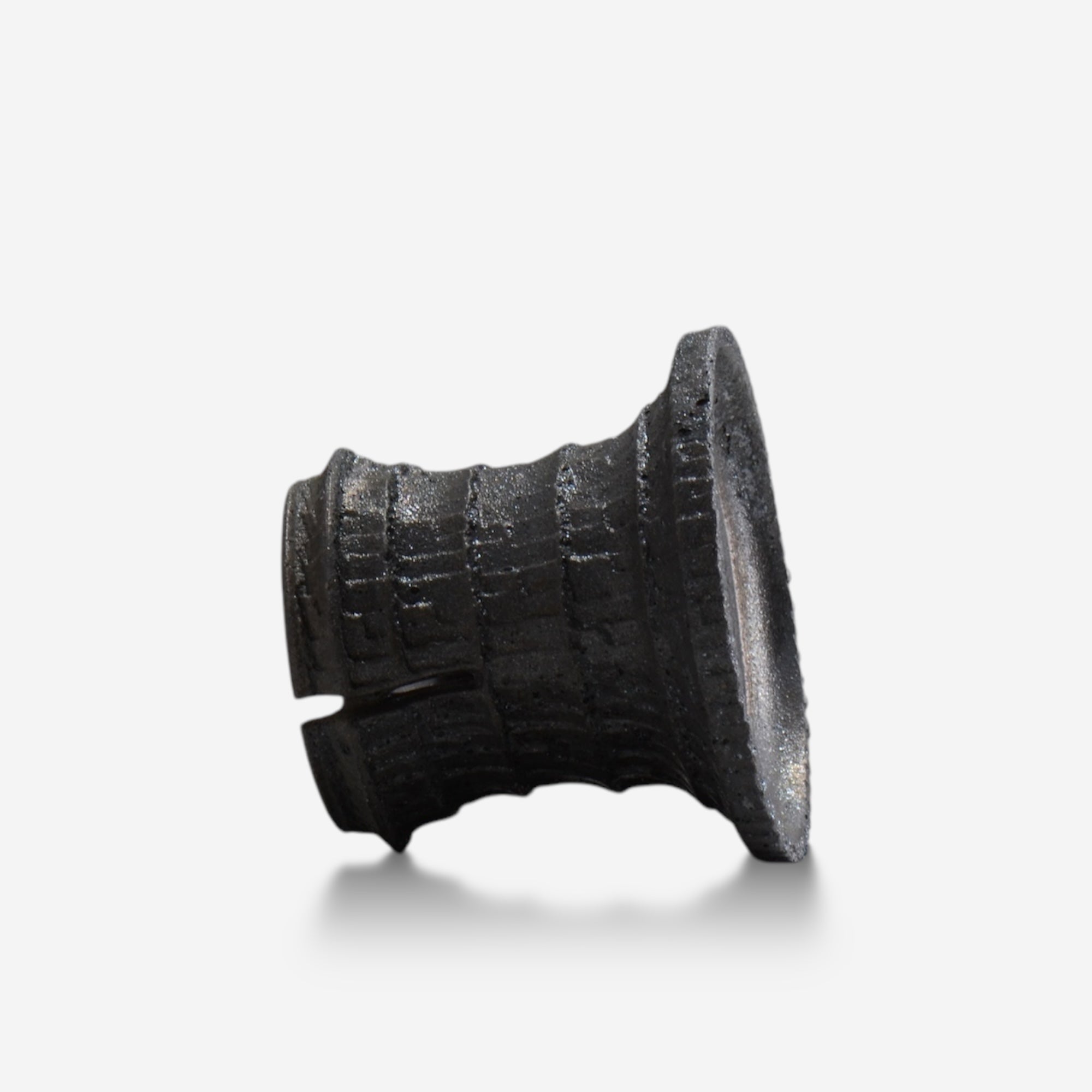 沼野秀章 / black_wrap 15/  約 φ13.1cm  /  植木鉢