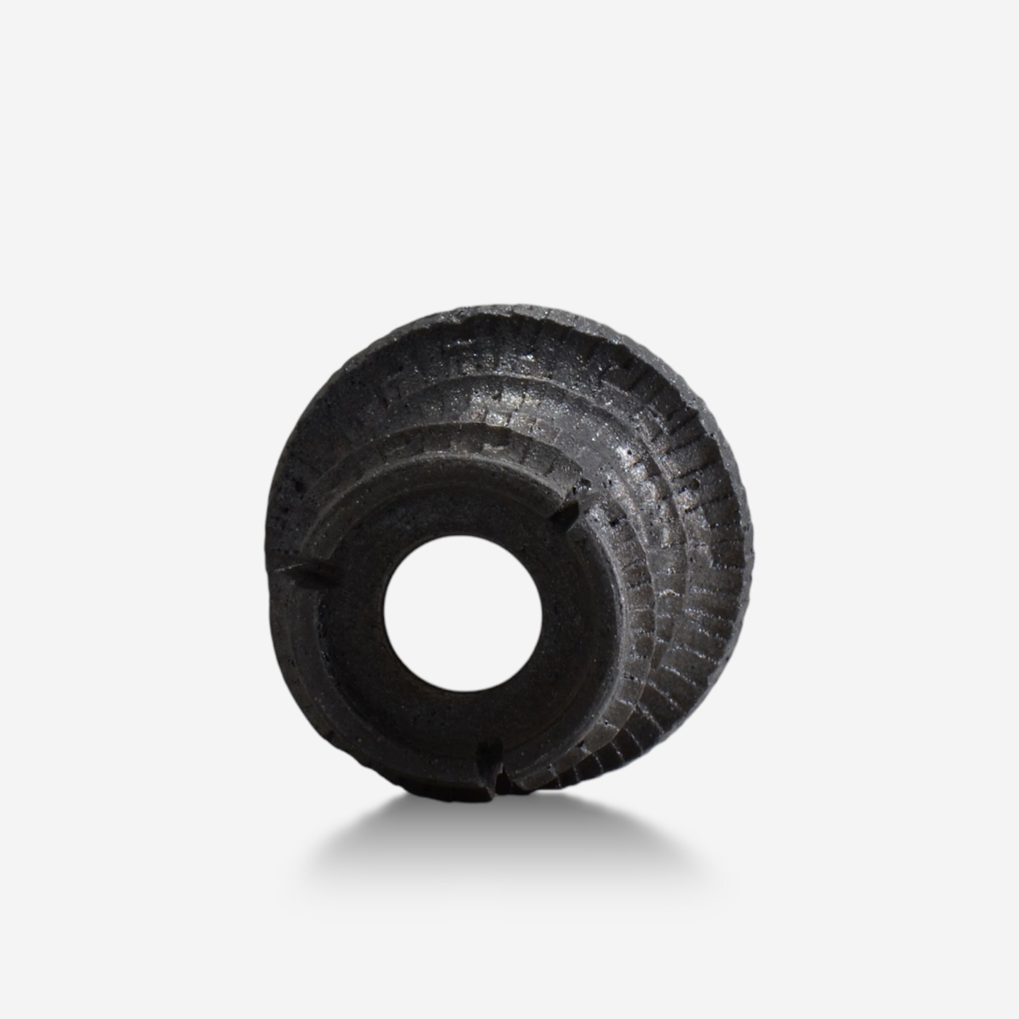 沼野秀章 / black_wrap 15/  約 φ13.1cm  /  植木鉢