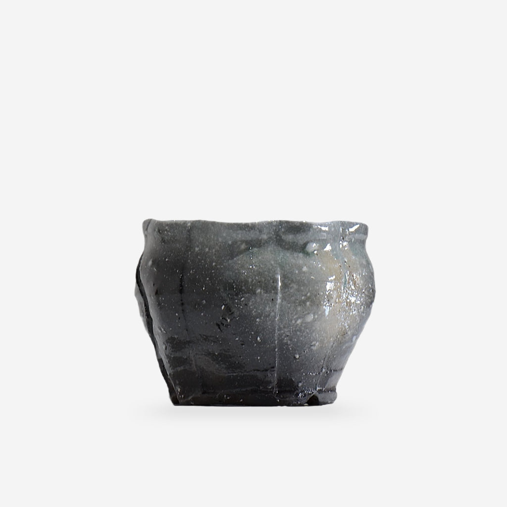 須釜 優子 / 伊賀輪花鉢 / Su04/ 約φ10.8cm / 植木鉢