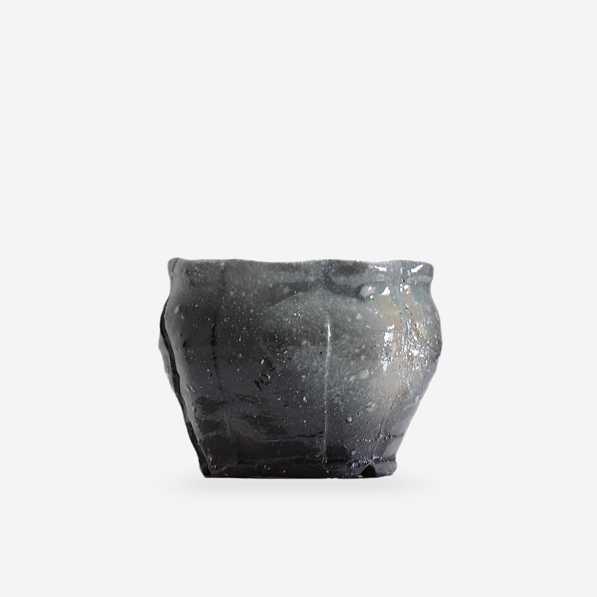 須釜 優子 / 伊賀輪花鉢 / Su04/ 約φ10.8cm / 植木鉢