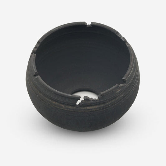 菊地元野 / TEN BLACK MATT - 01/Lサイズ / 約φ15.2cm / 植木鉢