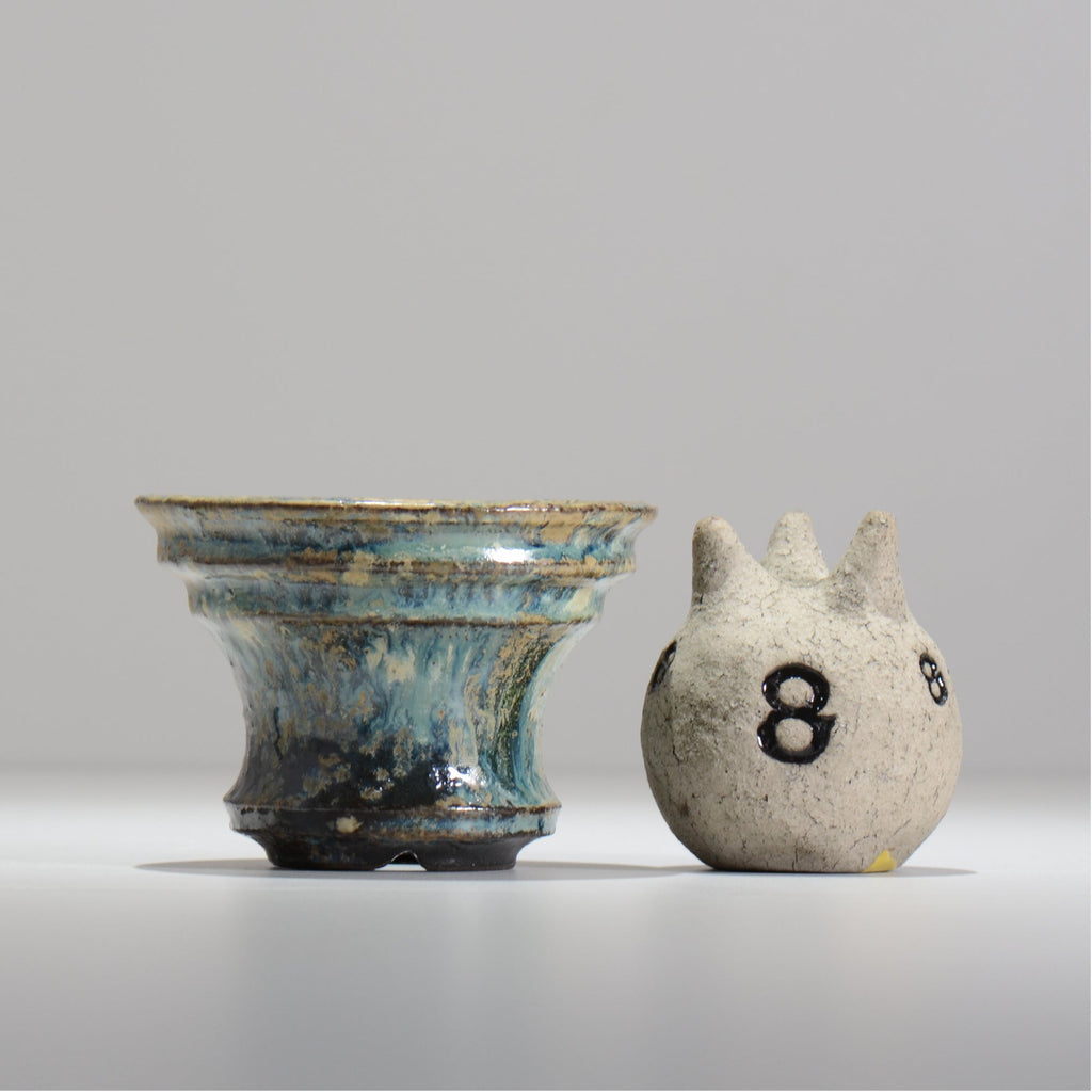 ヒノモトナツミ / 縁-ふち- / cone2_10 /  約 φ12.5cm / 植木鉢