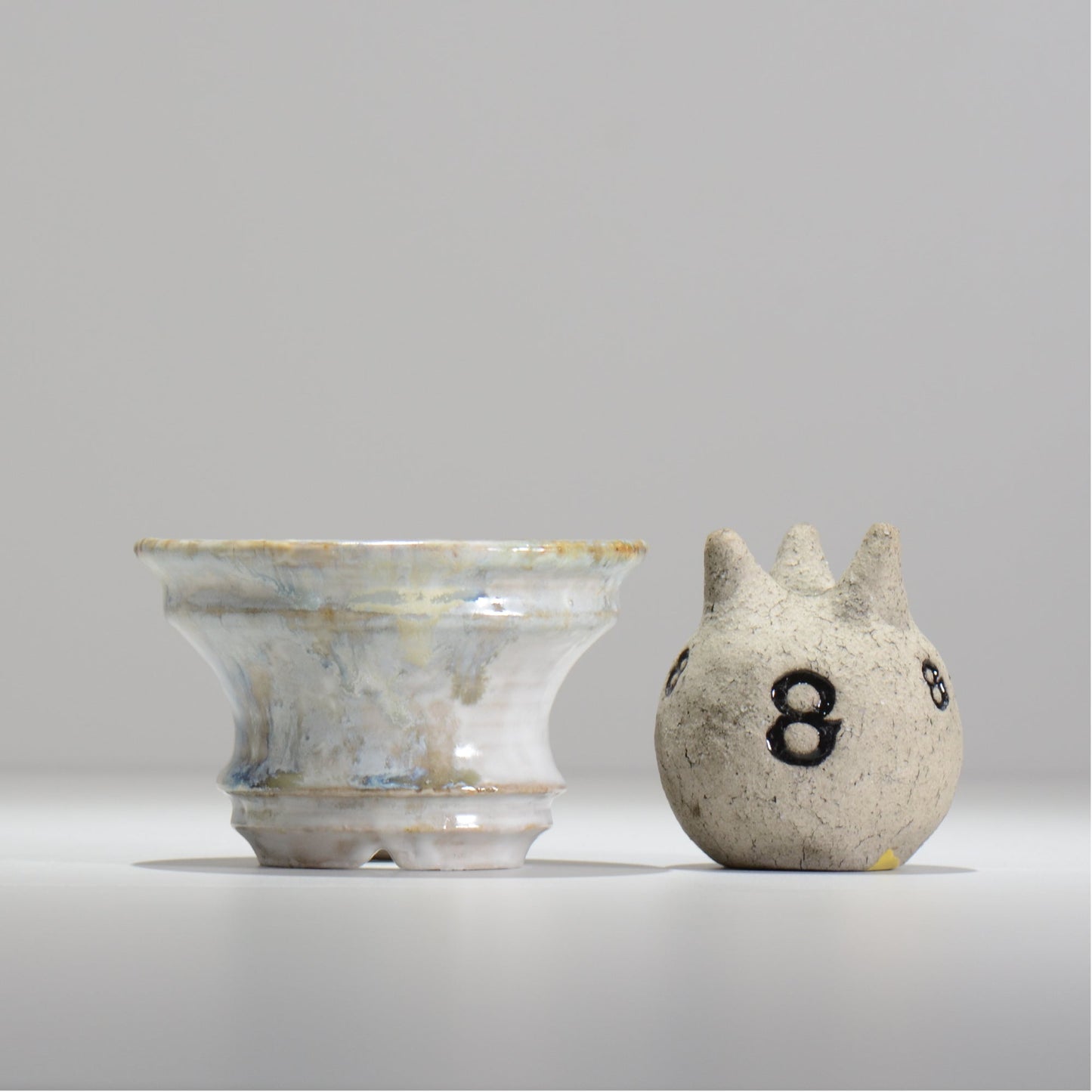 ヒノモトナツミ / 縁-ふち- / cone2_14 /  約 φ12.7cm / 植木鉢