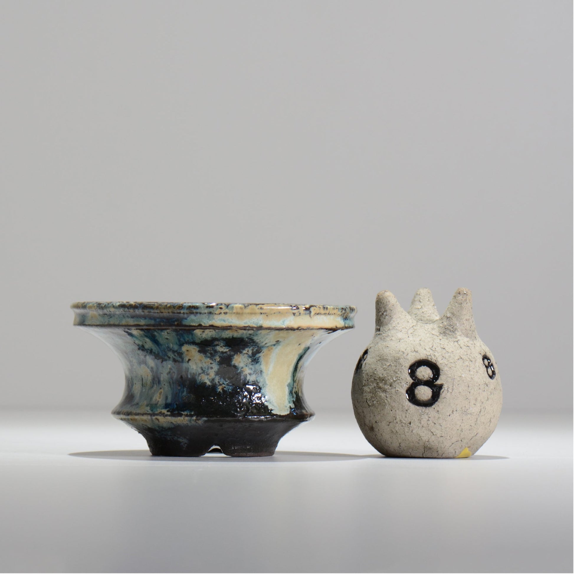 ヒノモトナツミ / 縁-ふち- / cone2_18 /  約 φ14.6cm / 植木鉢