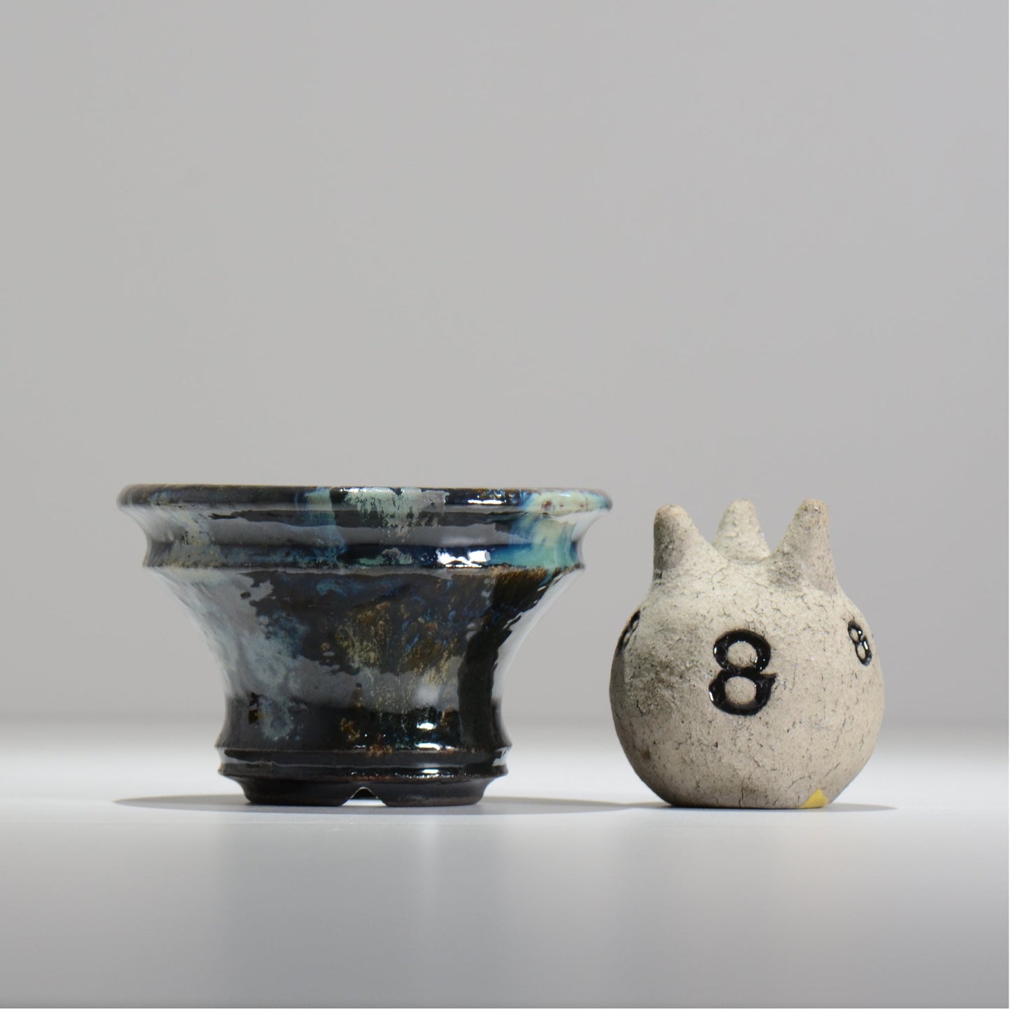 ヒノモトナツミ / 縁-ふち- / cone2_25 /  約 φ13.8cm / 植木鉢