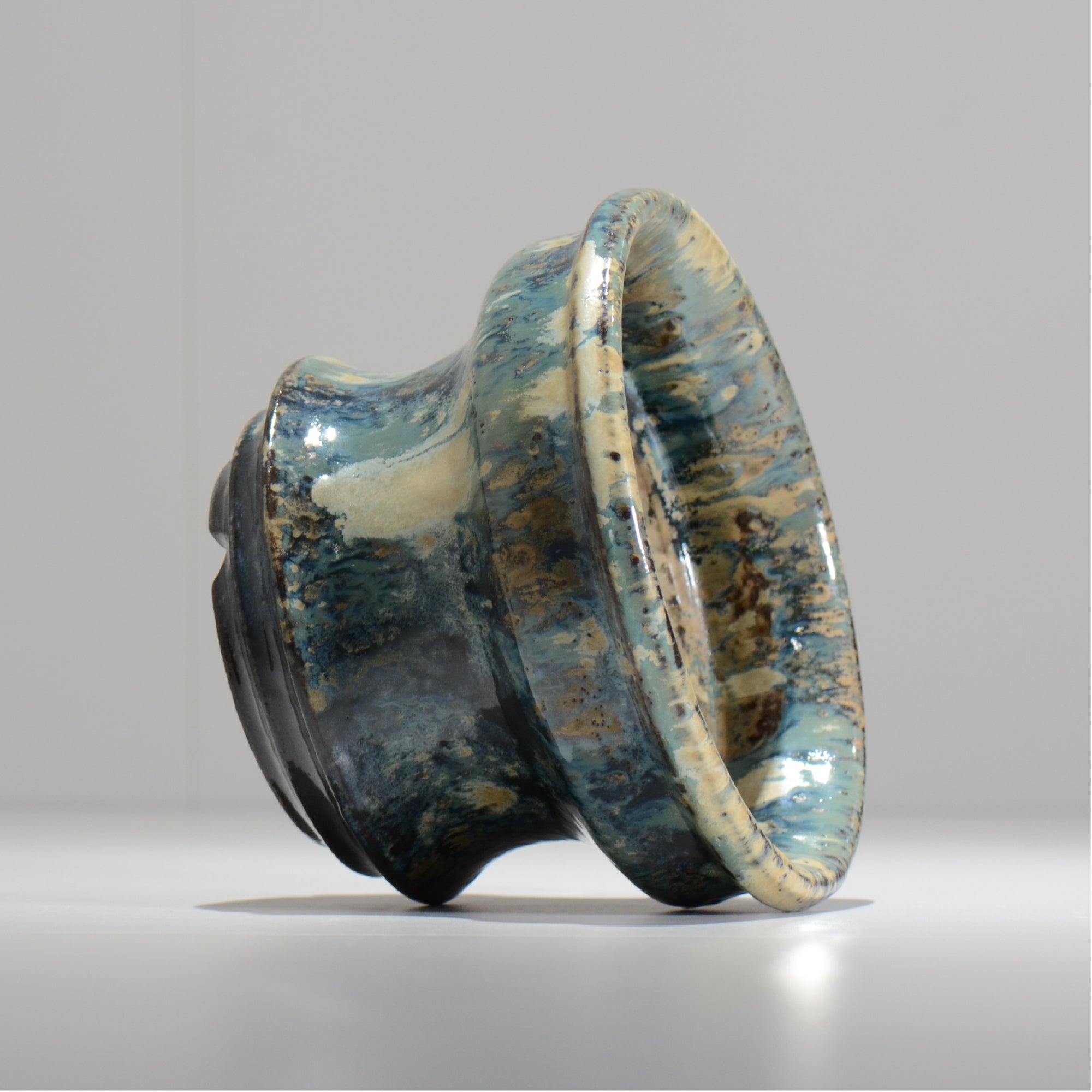 ヒノモトナツミ / 縁-ふち- / cone2_38 /  約 φ16.5cm / 植木鉢