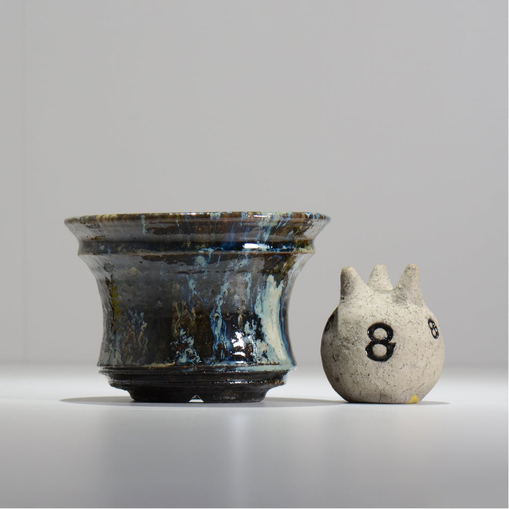 ヒノモトナツミ / 縁-ふち- / cone2_39 /  約 φ16.6cm / 植木鉢