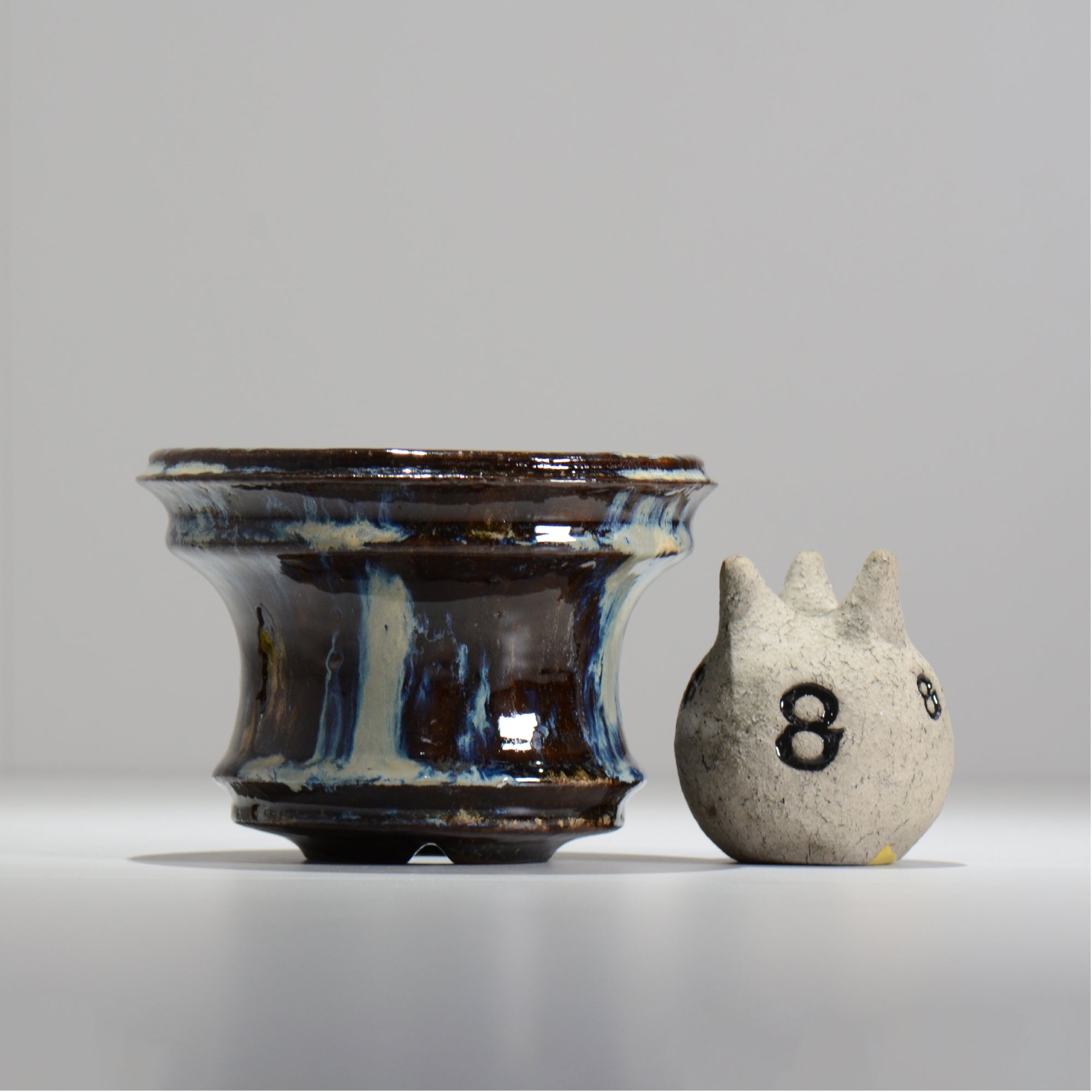 ヒノモトナツミ / 縁-ふち- / cone2_40 /  約 φ15.1cm / 植木鉢