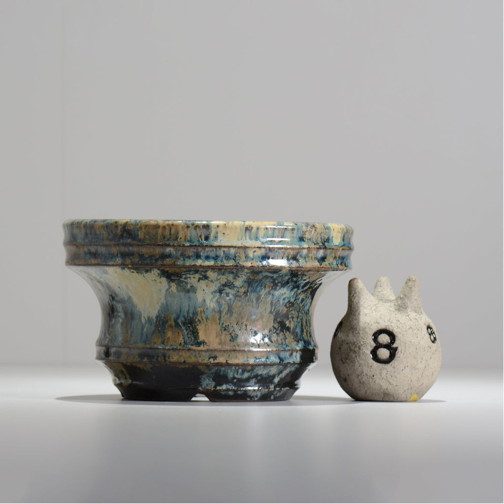 ヒノモトナツミ / 縁-ふち- / cone2_51 /  約 φ20.2cm / 植木鉢