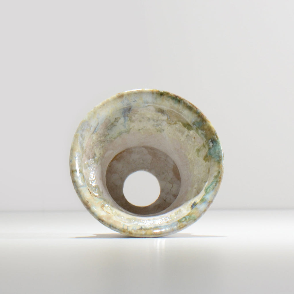 ヒノモトナツミ / 縁-ふち- / cone2_15 /  約 φ12.3cm / 植木鉢