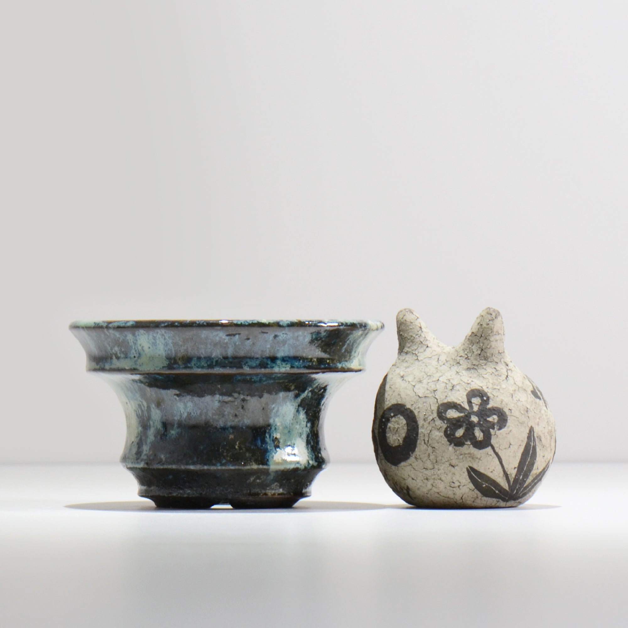 ヒノモトナツミ / 縁-ふち- / cone2_16 /  約 φ13cm / 植木鉢