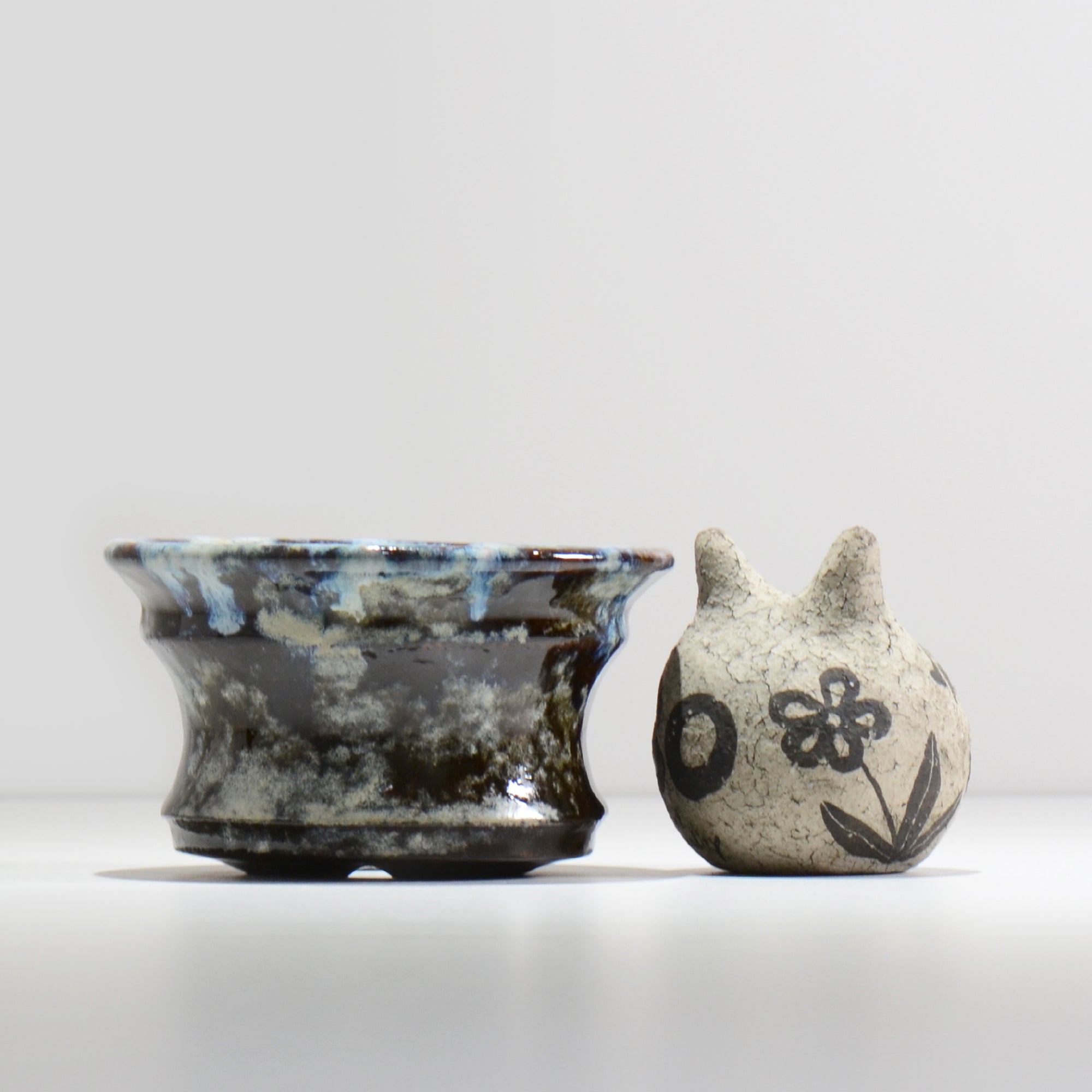 ヒノモトナツミ / 縁-ふち- / cone2_20 /  約 φ13.6cm / 植木鉢