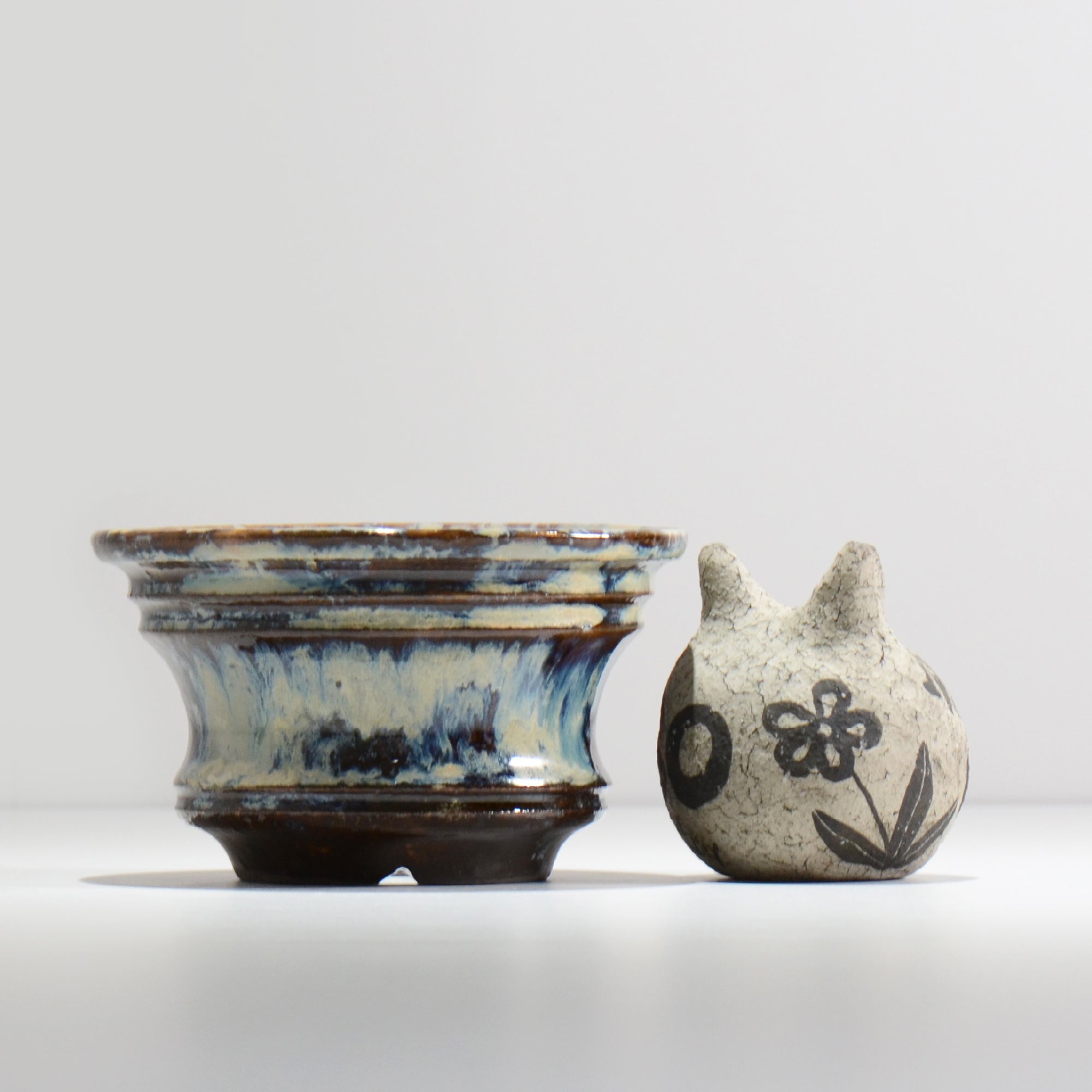 ヒノモトナツミ / 縁-ふち- / cone2_29 /  約 φ14.3cm / 植木鉢