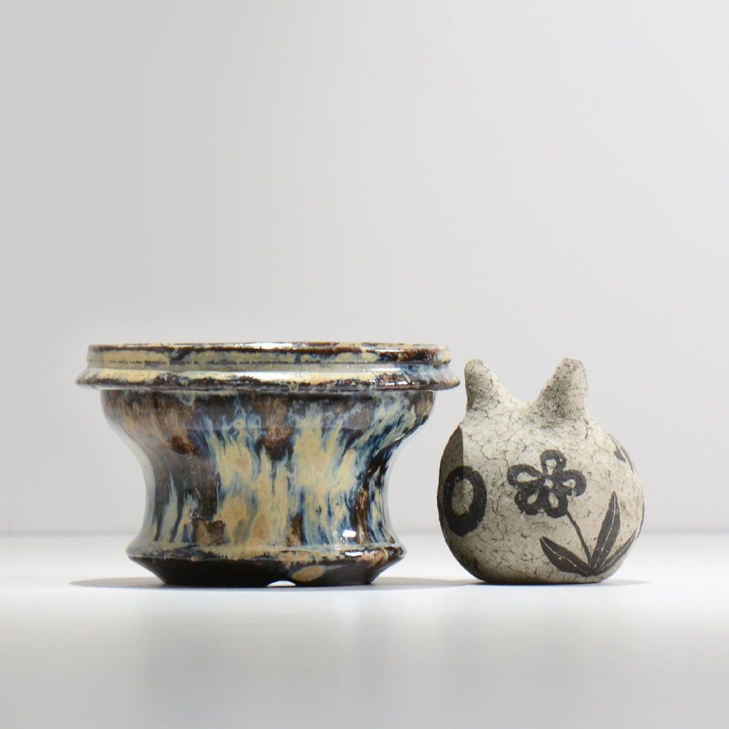 ヒノモトナツミ / 縁-ふち- / cone2_30 /  約 φ13.2cm / 植木鉢