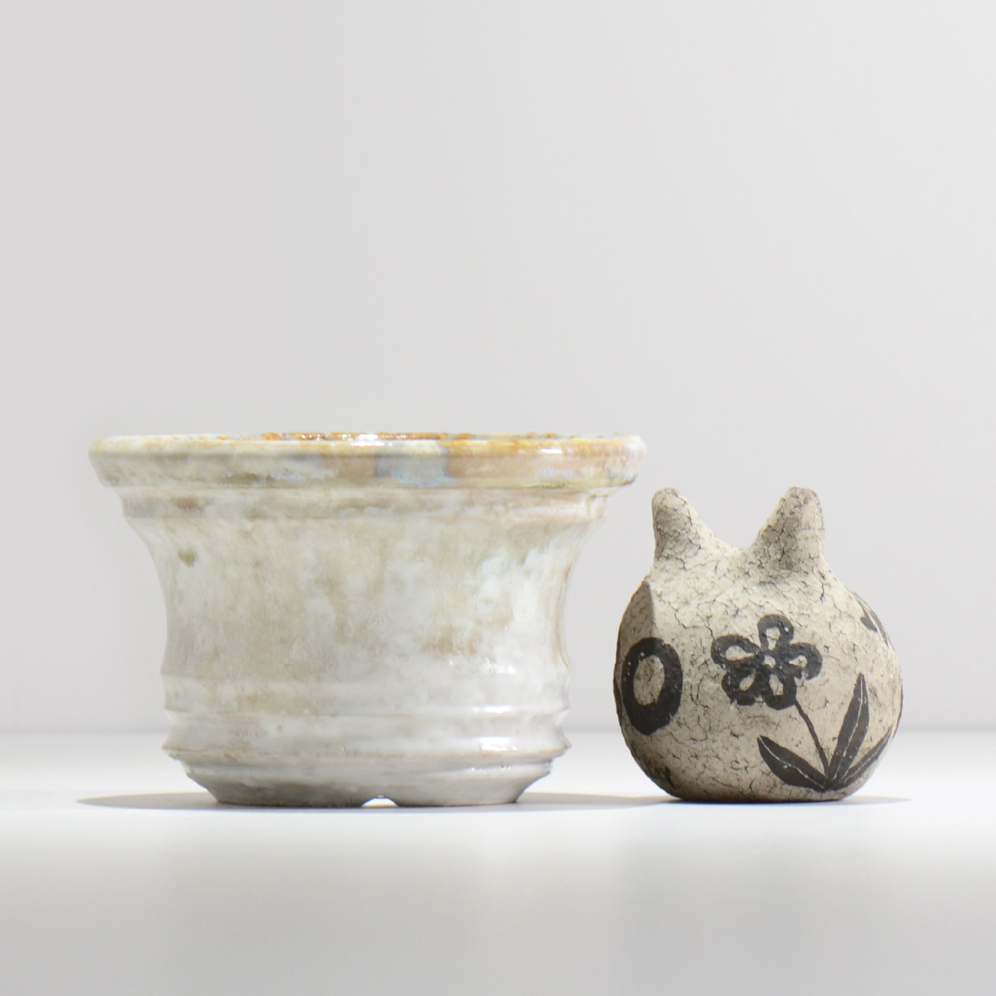 ヒノモトナツミ / 縁-ふち- / cone2_36 /  約 φ14.5cm / 植木鉢