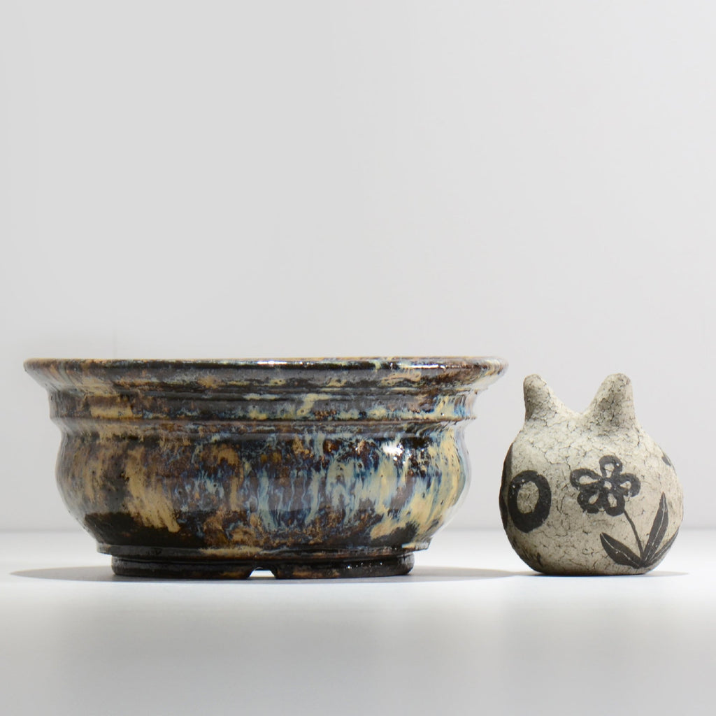 ヒノモトナツミ / 縁-ふち- / cone2_47 /  約 φ20.3cm / 植木鉢