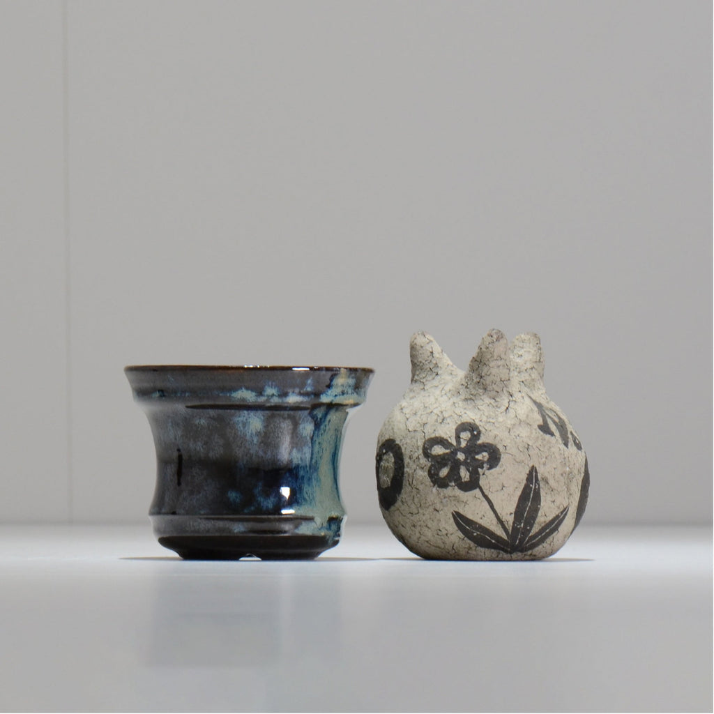 ヒノモトナツミ / 縁-ふち- /cone3_fu02_xs/ 約φ8.9cm / 植木鉢