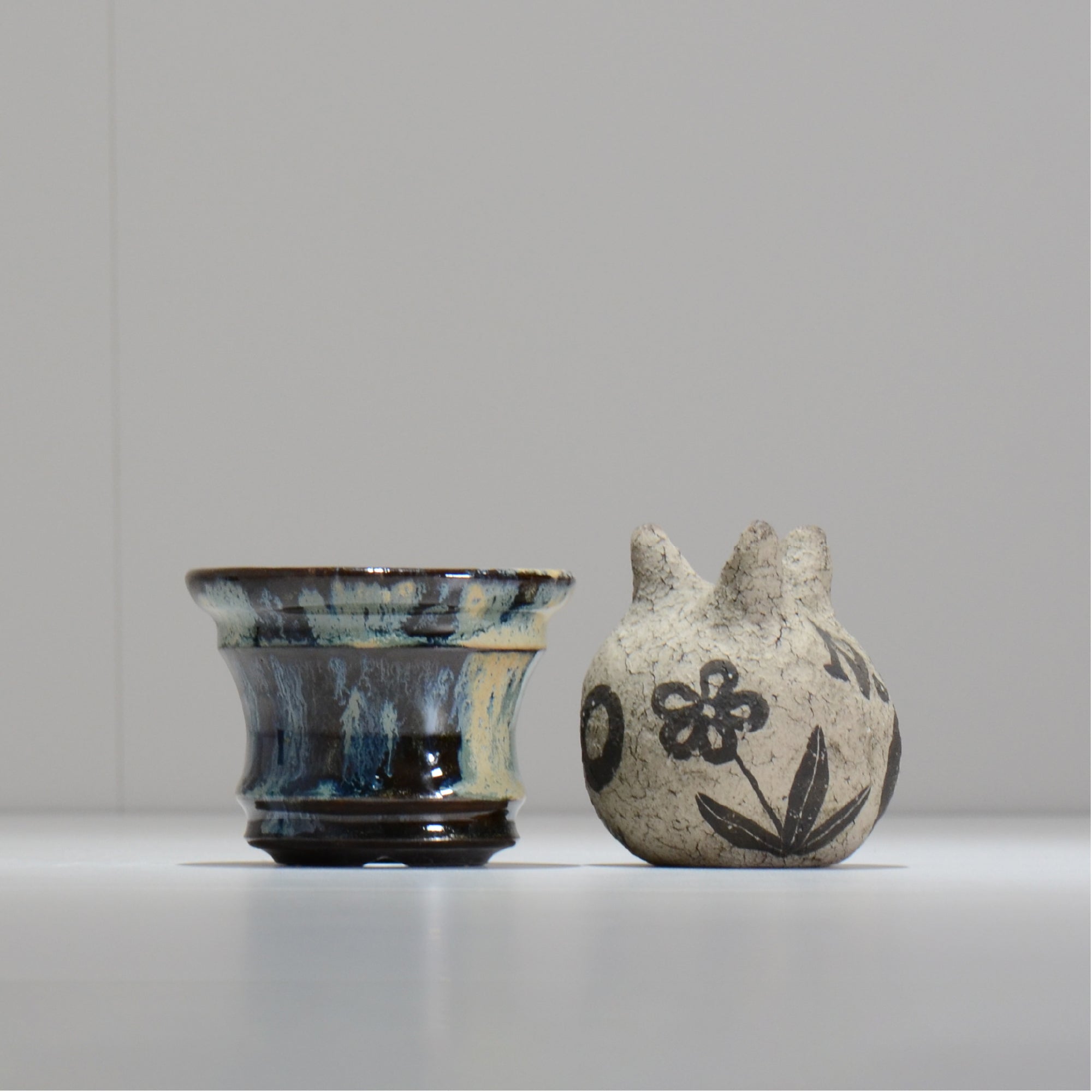 ヒノモトナツミ / 縁-ふち- /cone3_fu07_s/ 約φ9.4cm / 植木鉢