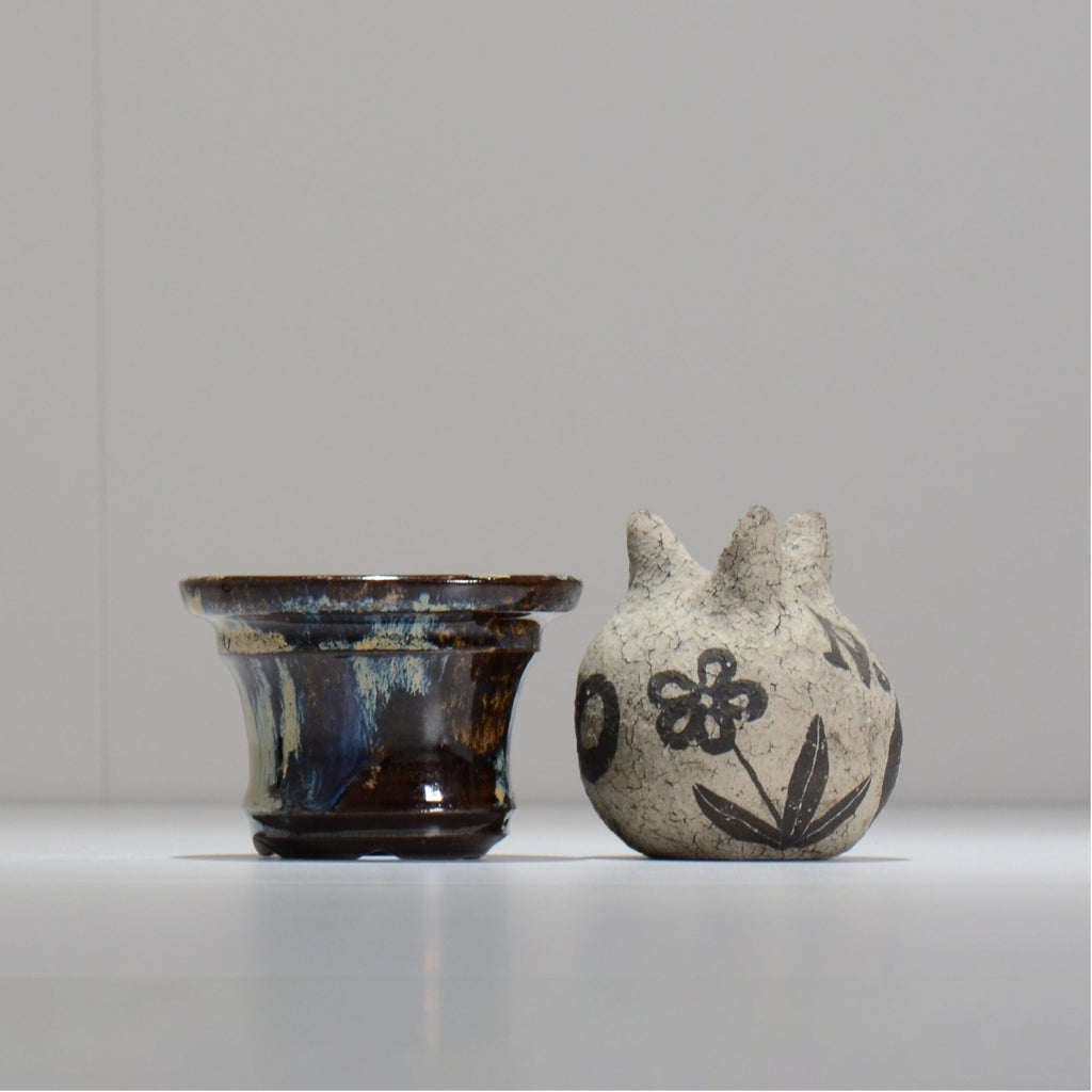 ヒノモトナツミ / 縁-ふち- /cone3_fu12_s/ 約φ9.5cm / 植木鉢