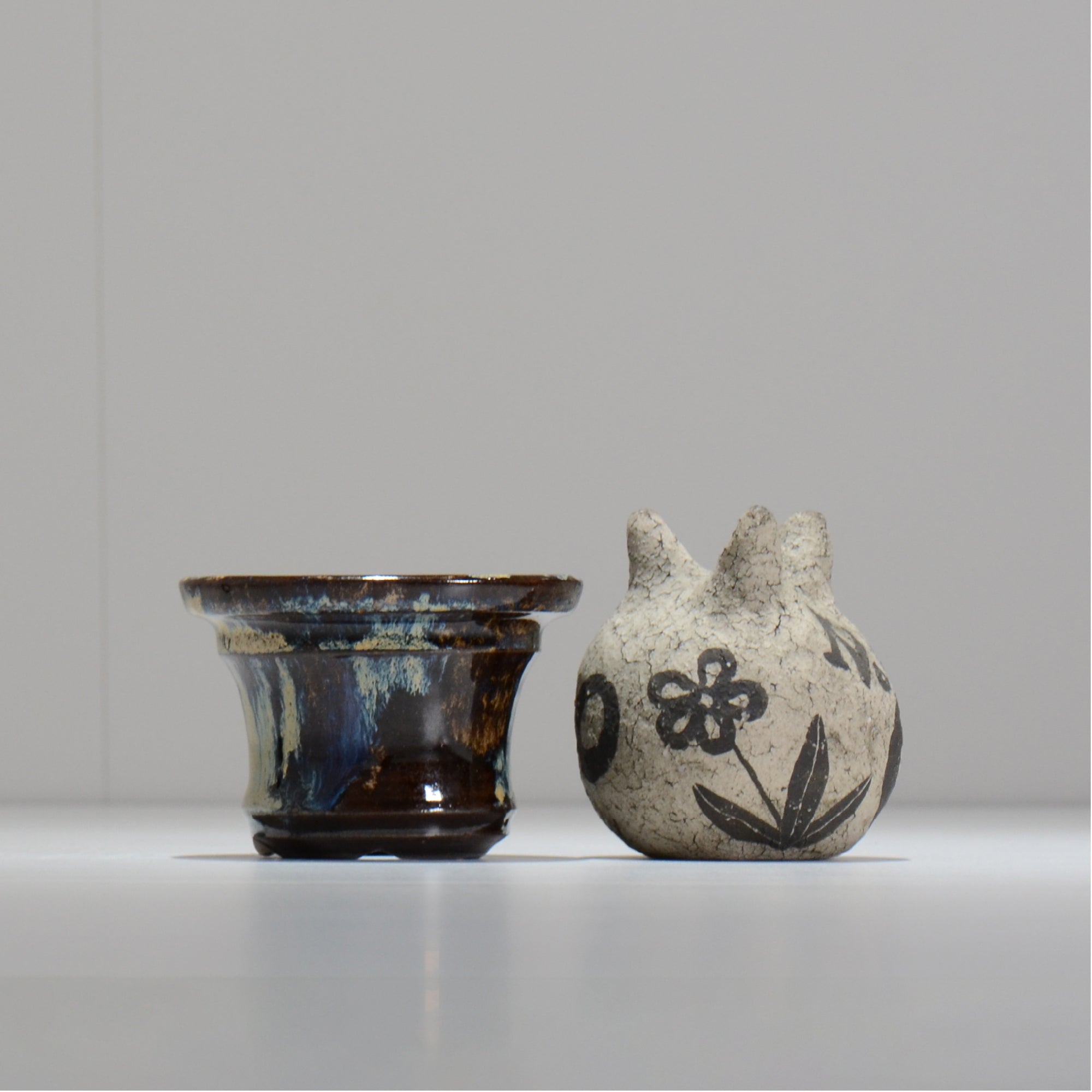 ヒノモトナツミ / 縁-ふち- /cone3_fu12_s/ 約φ9.5cm / 植木鉢
