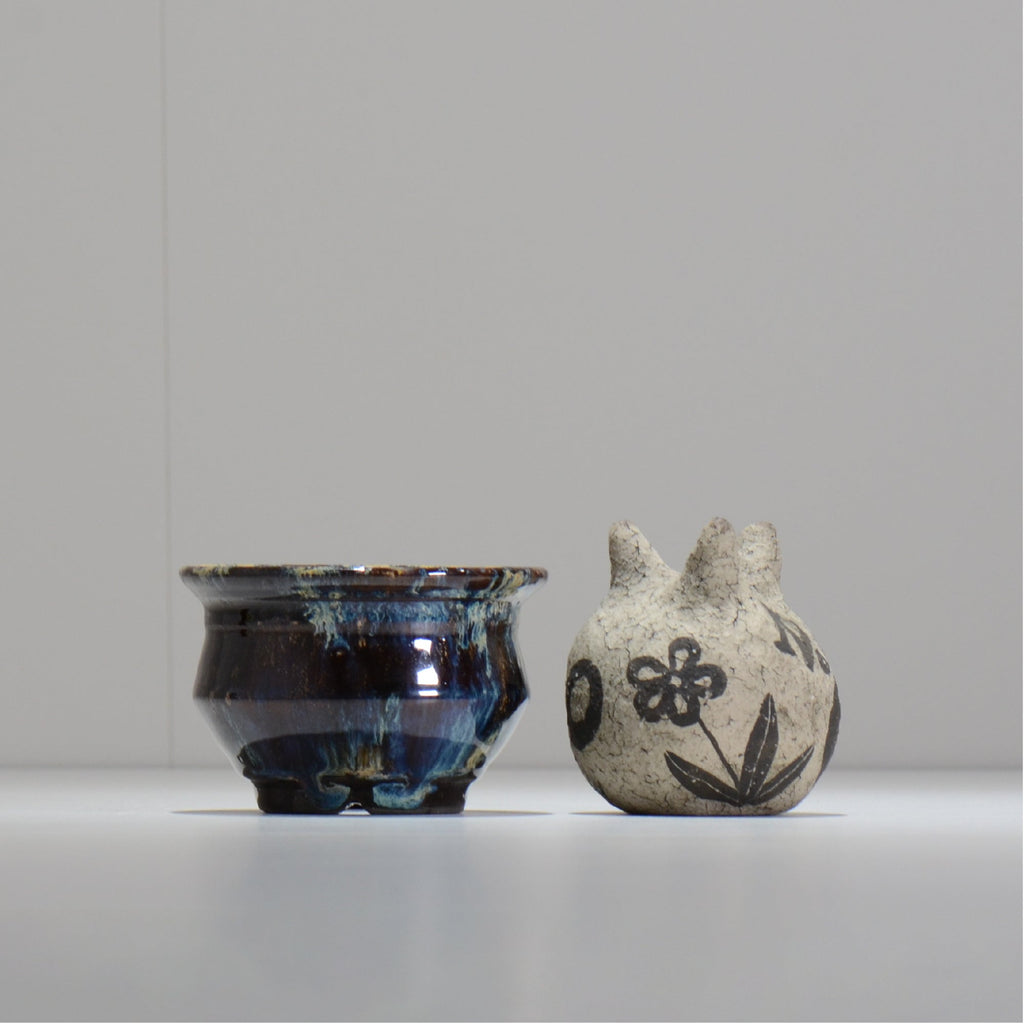 ヒノモトナツミ / 縁-ふち- /cone3_fu15_s/ 約φ10.3cm / 植木鉢