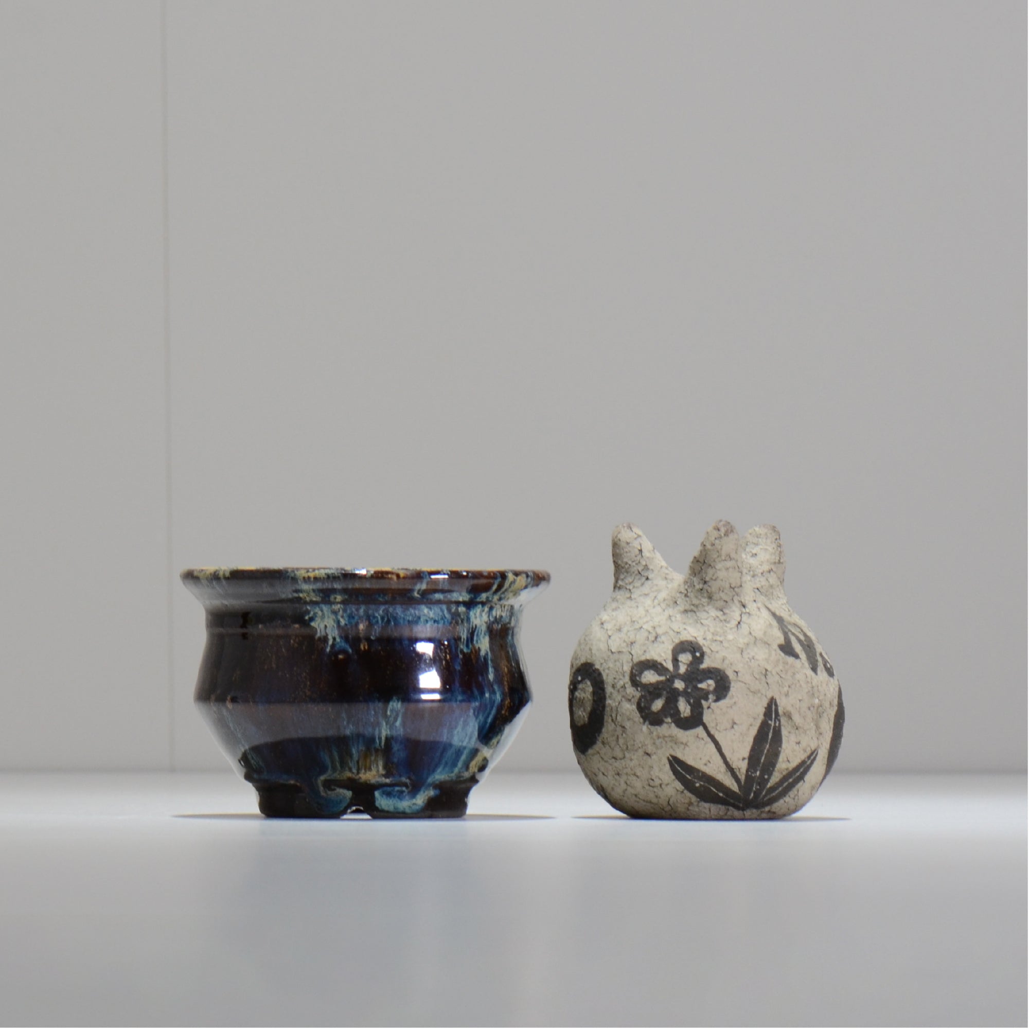 ヒノモトナツミ / 縁-ふち- /cone3_fu15_s/ 約φ10.3cm / 植木鉢