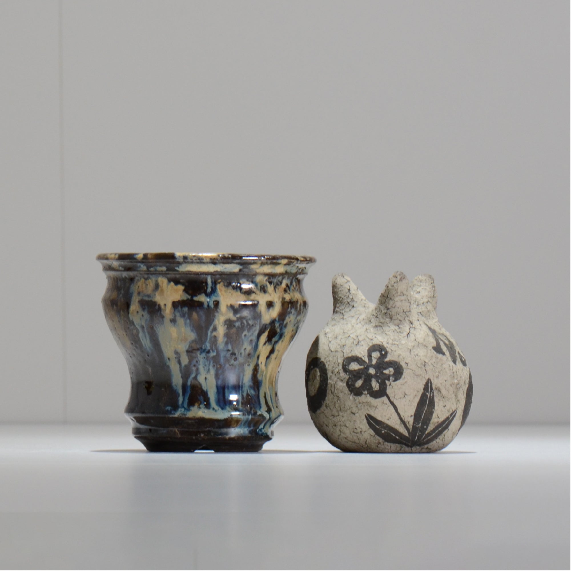 ヒノモトナツミ / 縁-ふち- /cone3_fu24_s/ 約φ10.1cm / 植木鉢
