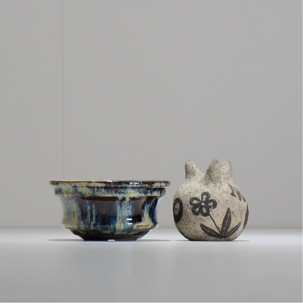 ヒノモトナツミ / 縁-ふち- /cone3_fu25_m/ 約φ12.4cm / 植木鉢
