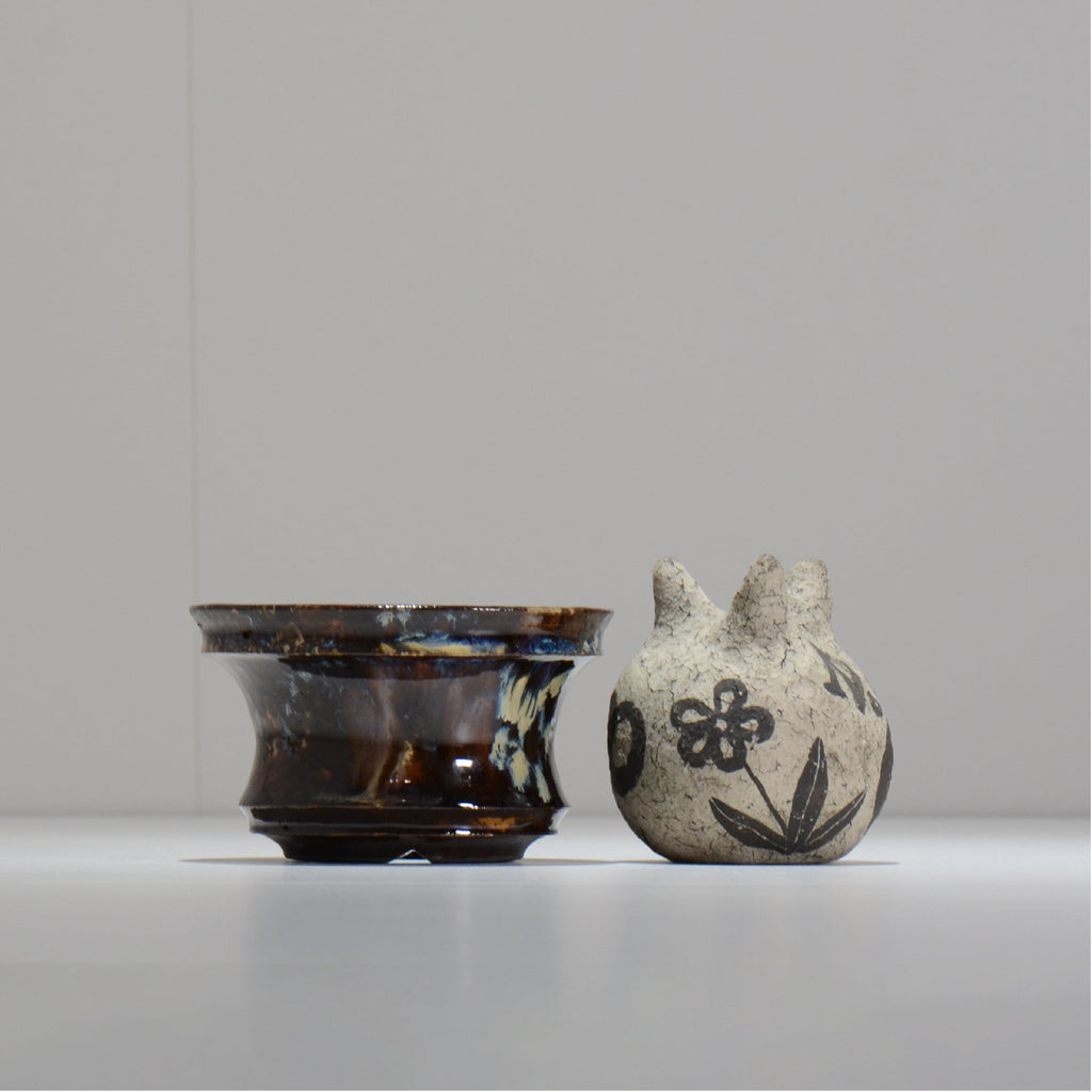 ヒノモトナツミ / 縁-ふち- /cone3_fu26_s/ 約φ11.4cm / 植木鉢