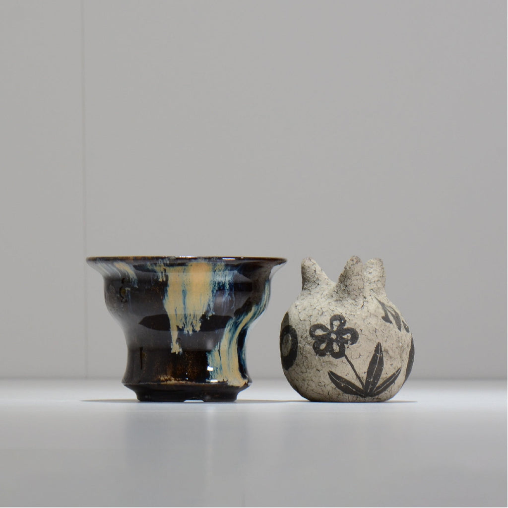 ヒノモトナツミ / 縁-ふち- /cone3_fu29_s/ 約φ11.5cm / 植木鉢