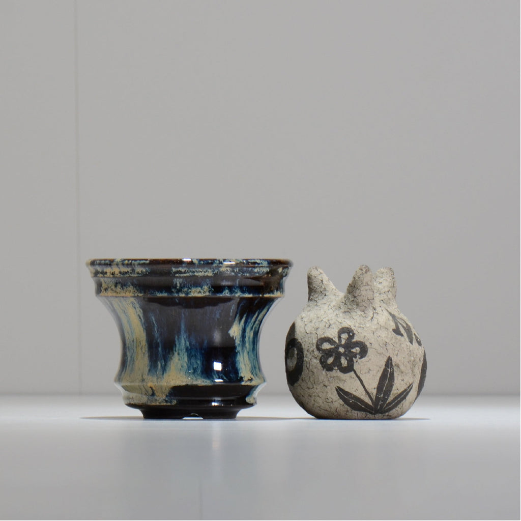 ヒノモトナツミ / 縁-ふち- /cone3_fu30_s/ 約φ11.2cm / 植木鉢