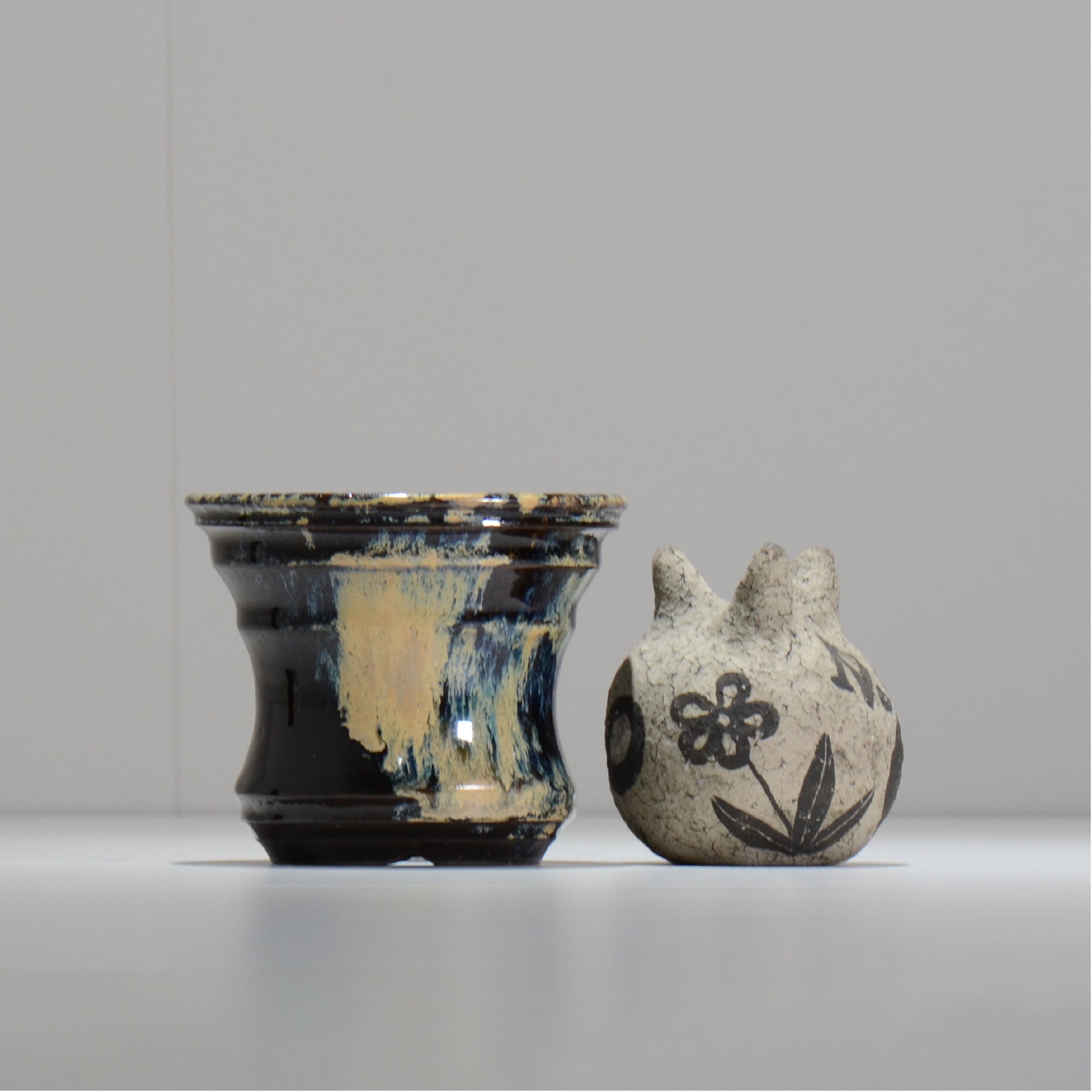 ヒノモトナツミ / 縁-ふち- /cone3_fu32_s/ 約φ11.2cm / 植木鉢