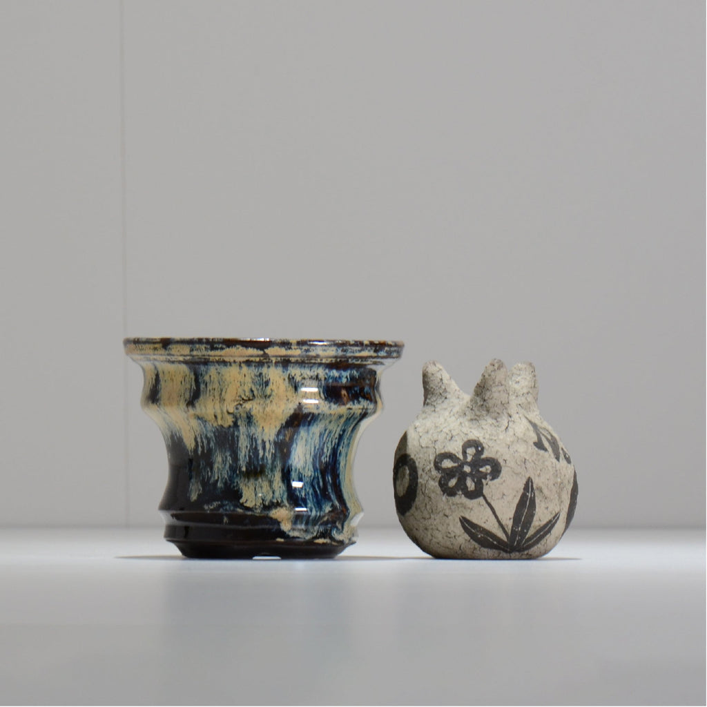 ヒノモトナツミ / 縁-ふち- /cone3_fu33_s/ 約φ11.7cm / 植木鉢